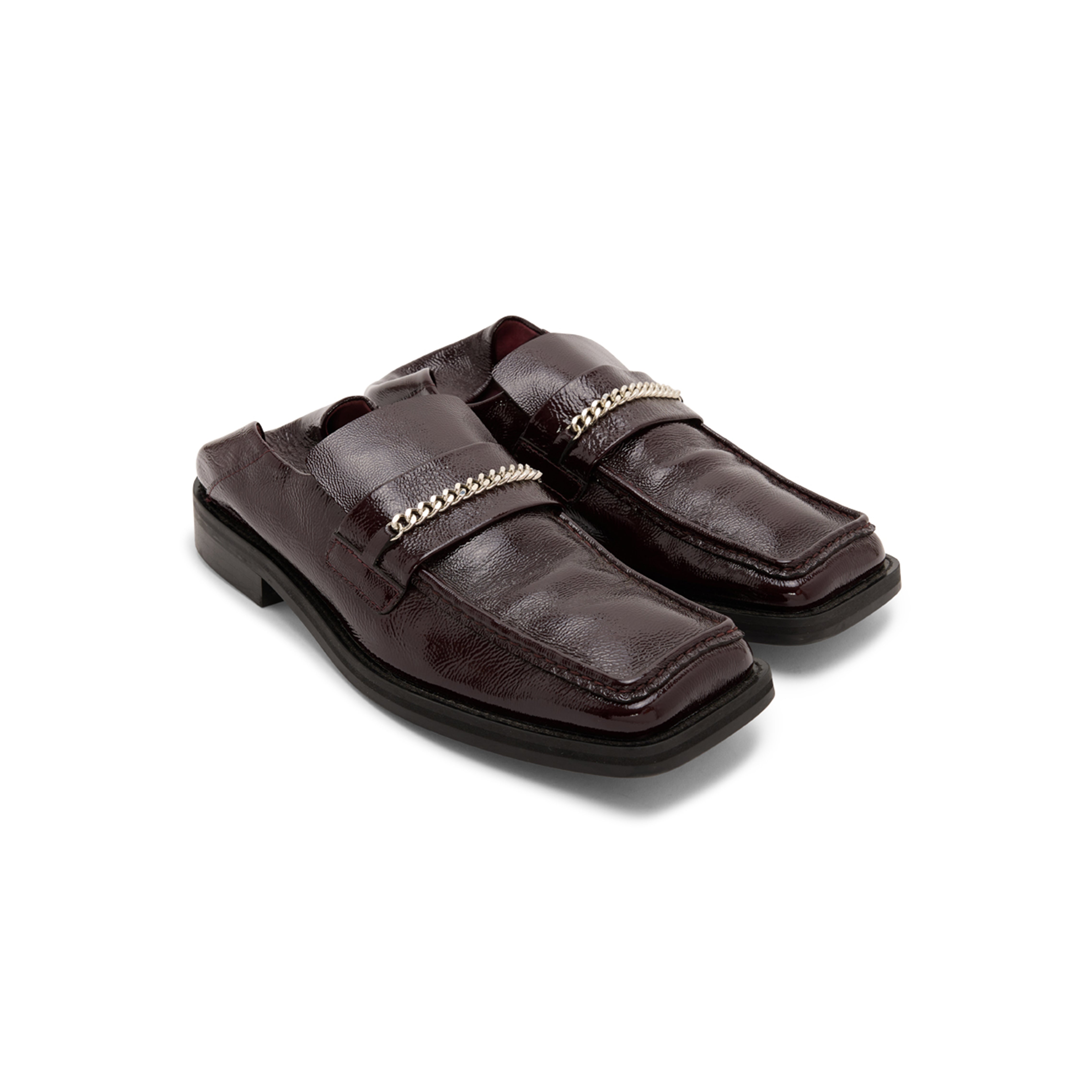 FOLD BACK SQUARE TOE in OXBLOOD RED - New arrivals | Martine Rose