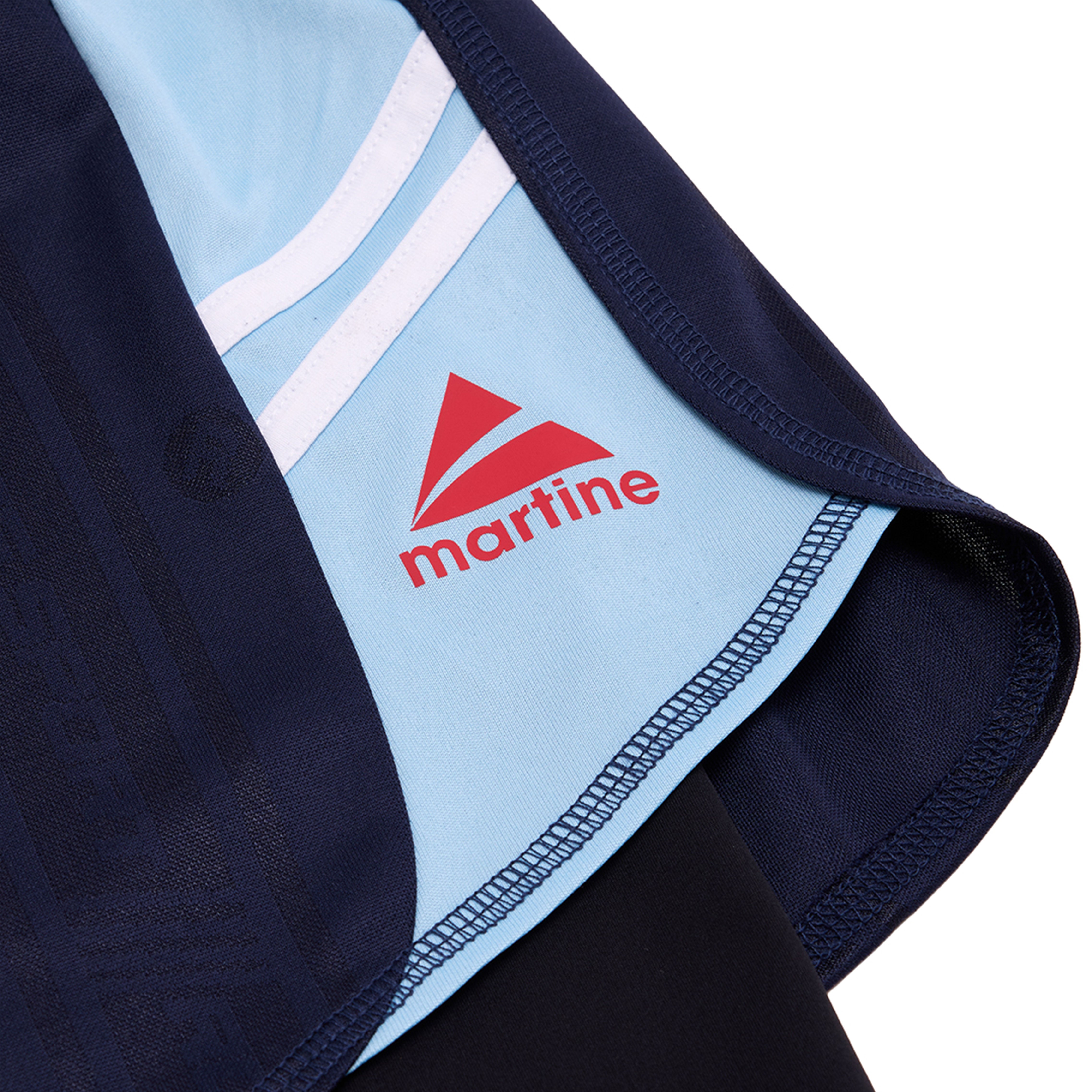 DOUBLE FOOTBALL SHORT in BLUE | Martine Rose