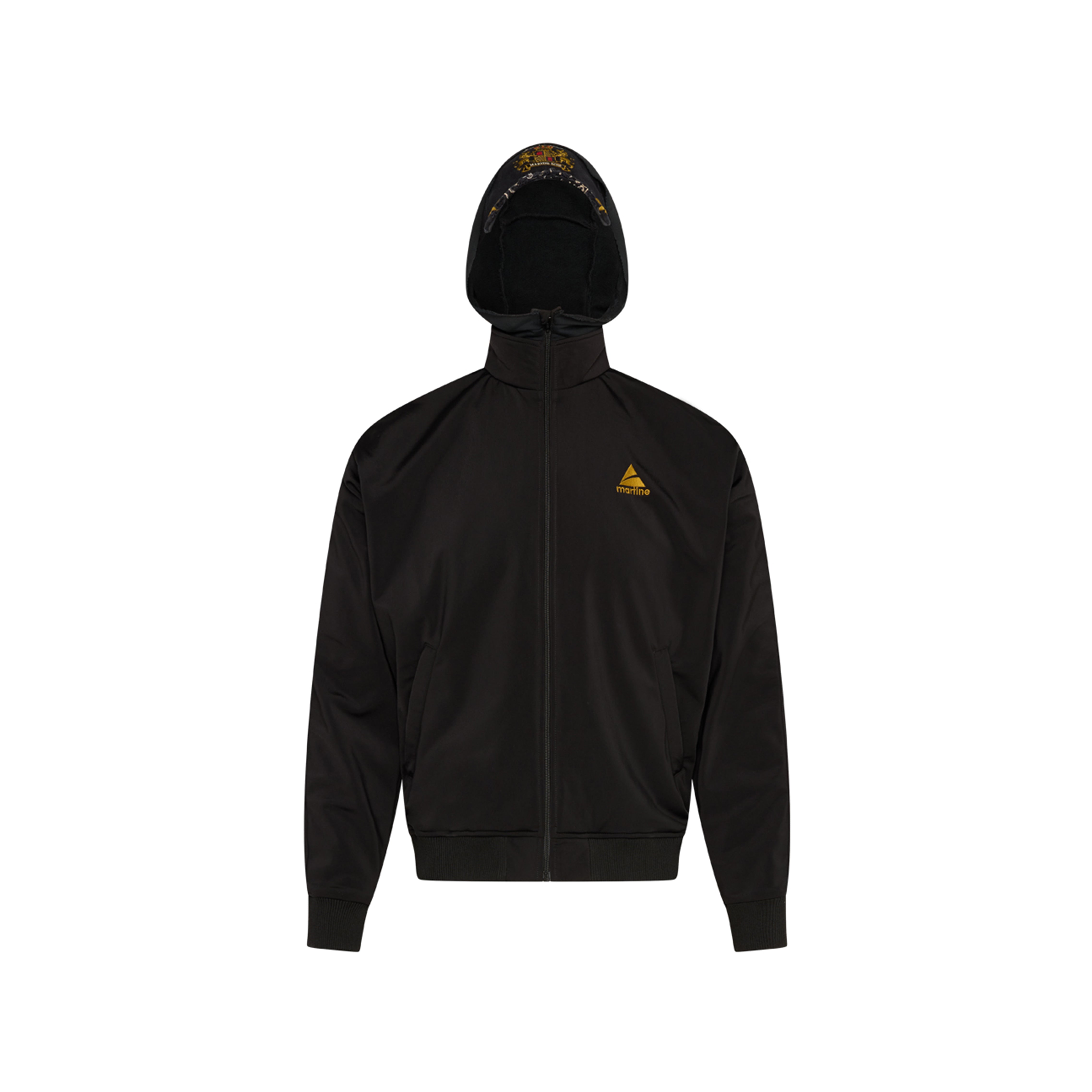 HOOD CAP TRACK JACKET in BLACK | Martine Rose