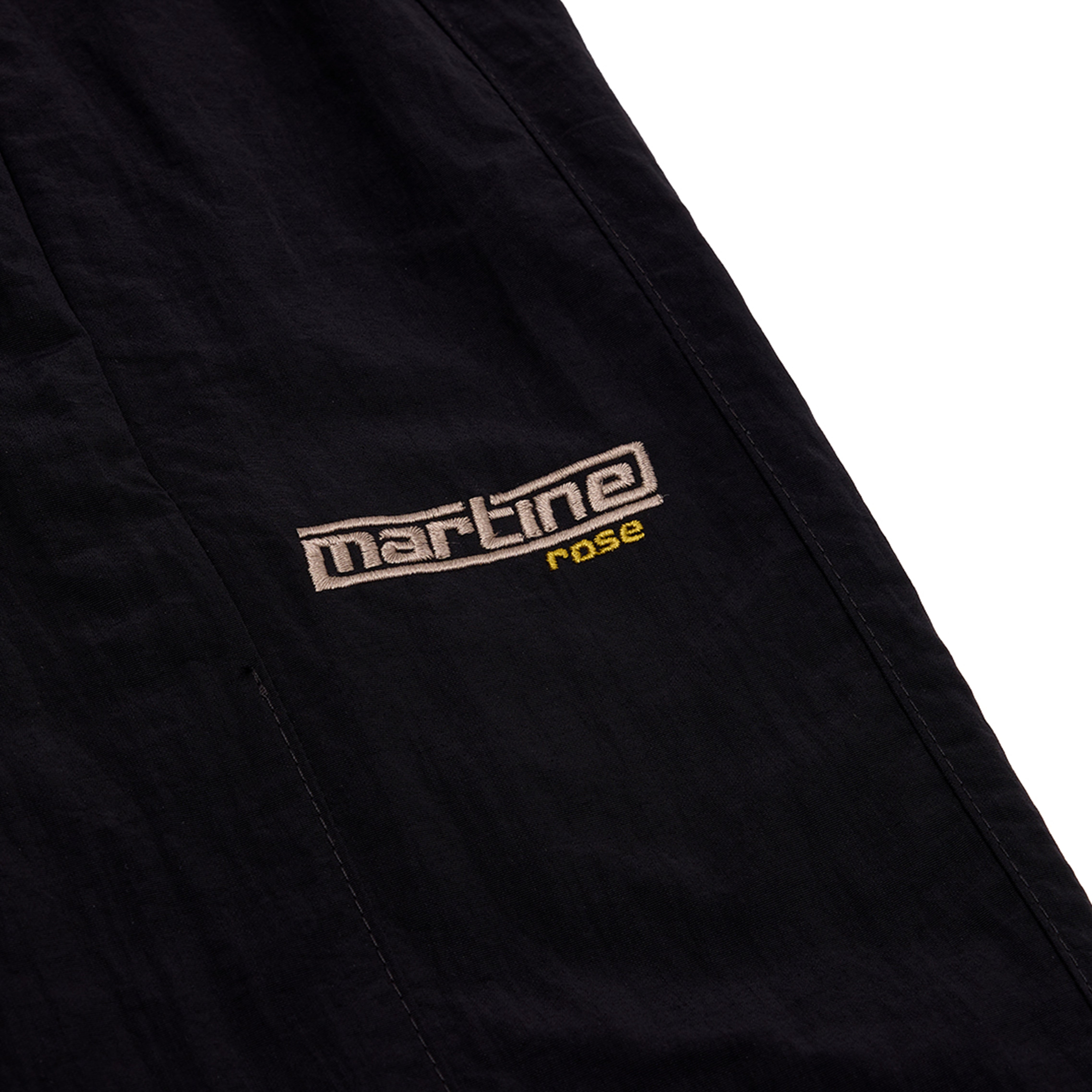 PANELLED TRACK PANT in BLACK & TEAL | Martine Rose