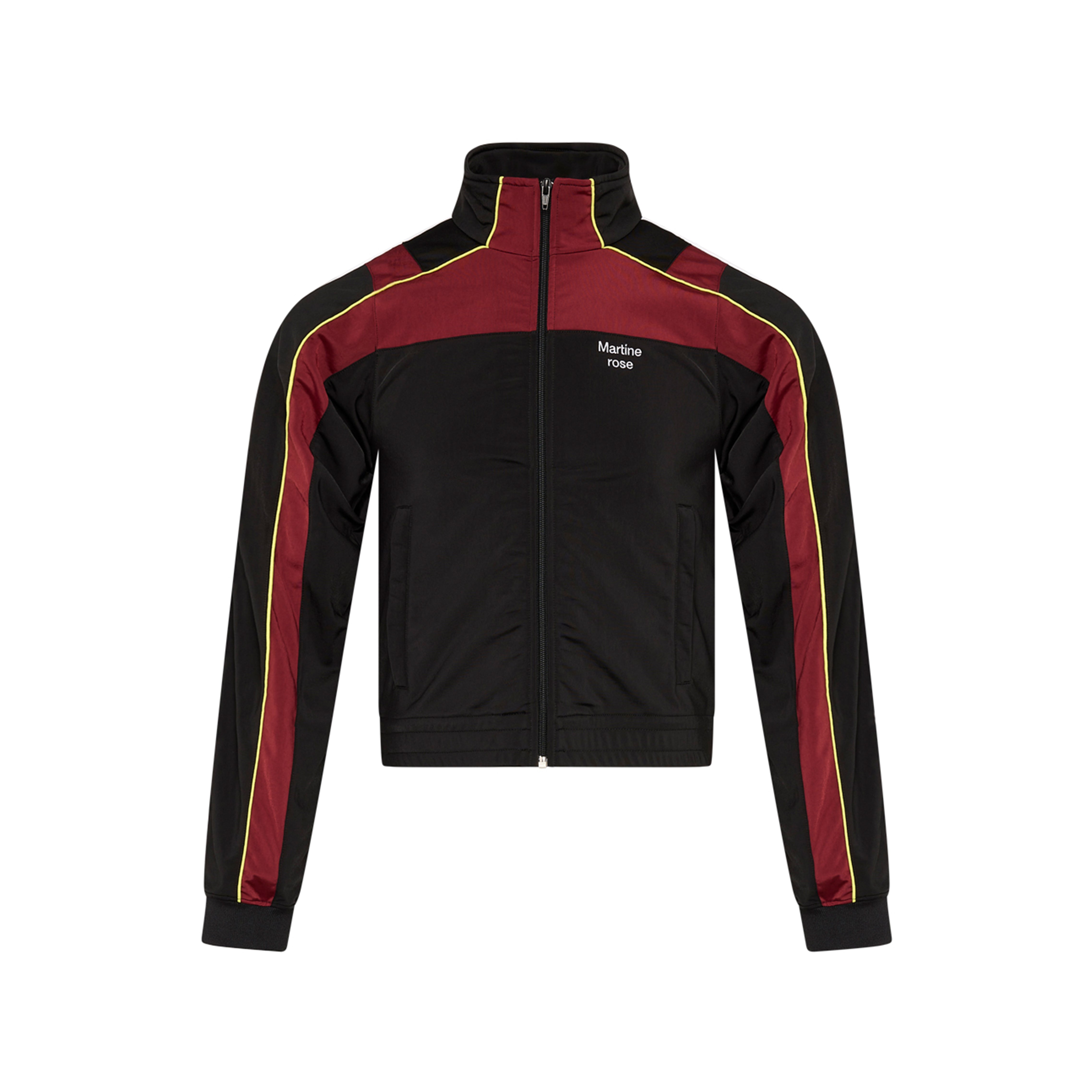 SHRUNKEN TRACK JACKET in BURGUNDY | Martine Rose