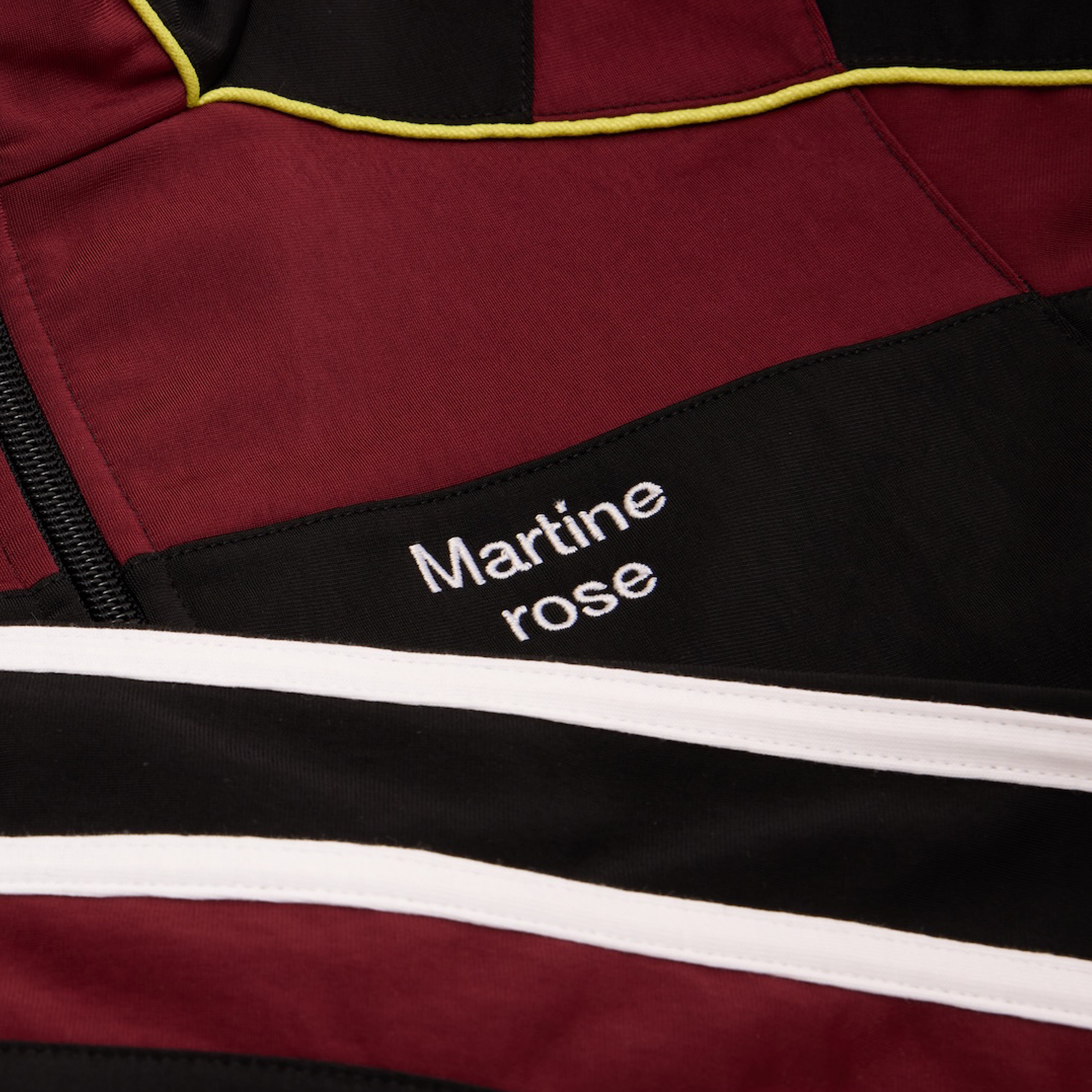 SHRUNKEN TRACK JACKET in BURGUNDY | Martine Rose