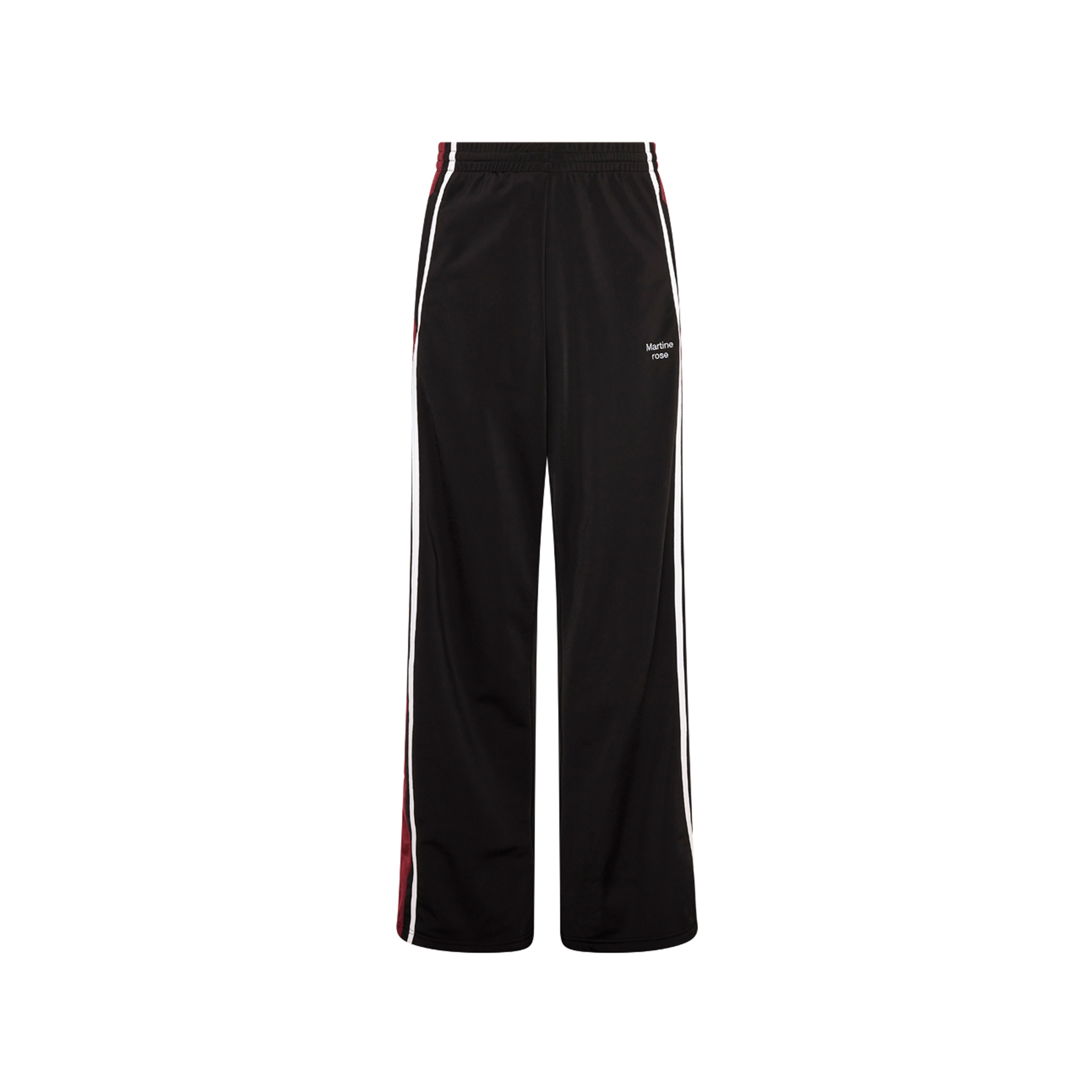 WIDE LEG TRACK PANT in BURGUNDY | Martine Rose