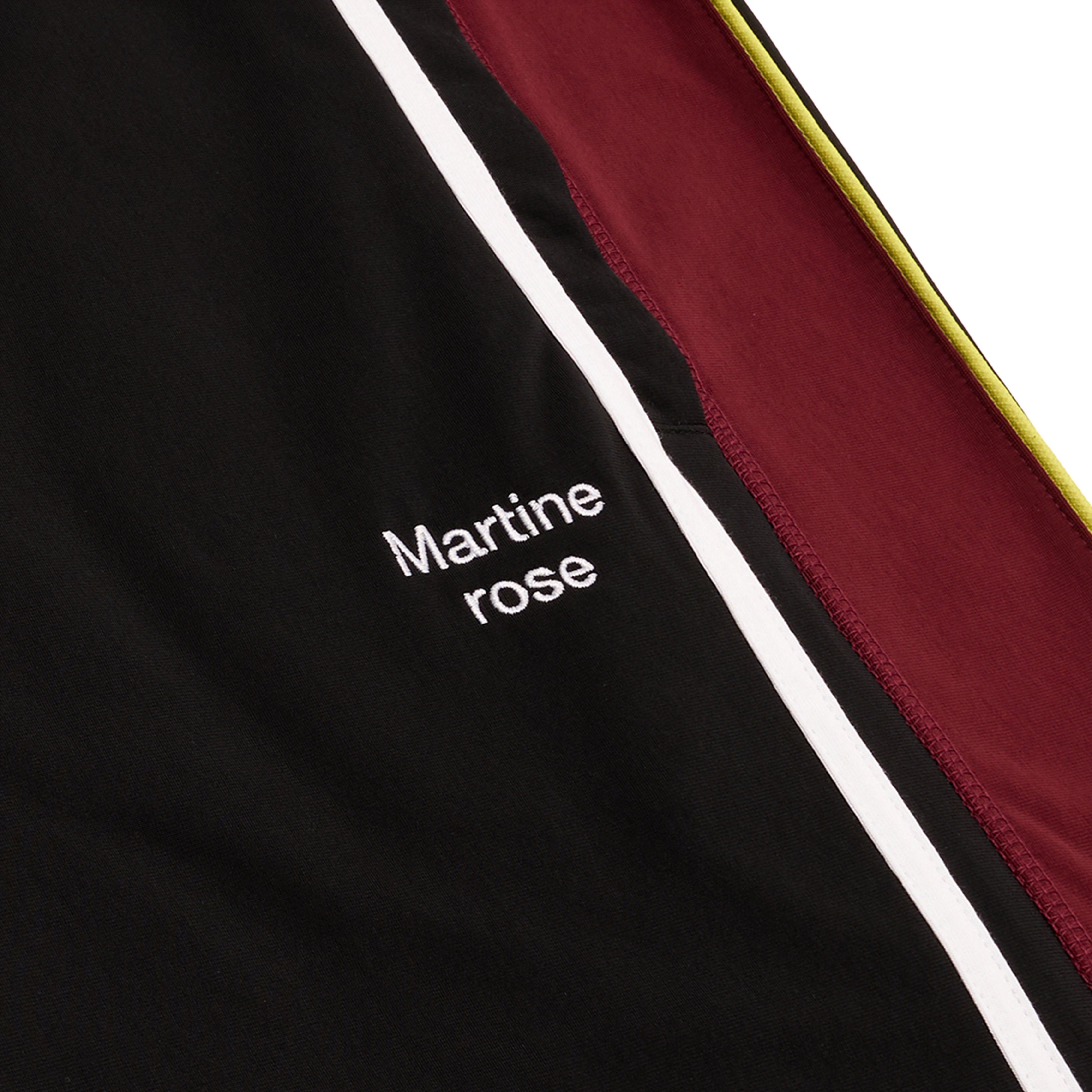 WIDE LEG TRACK PANT in BURGUNDY | Martine Rose