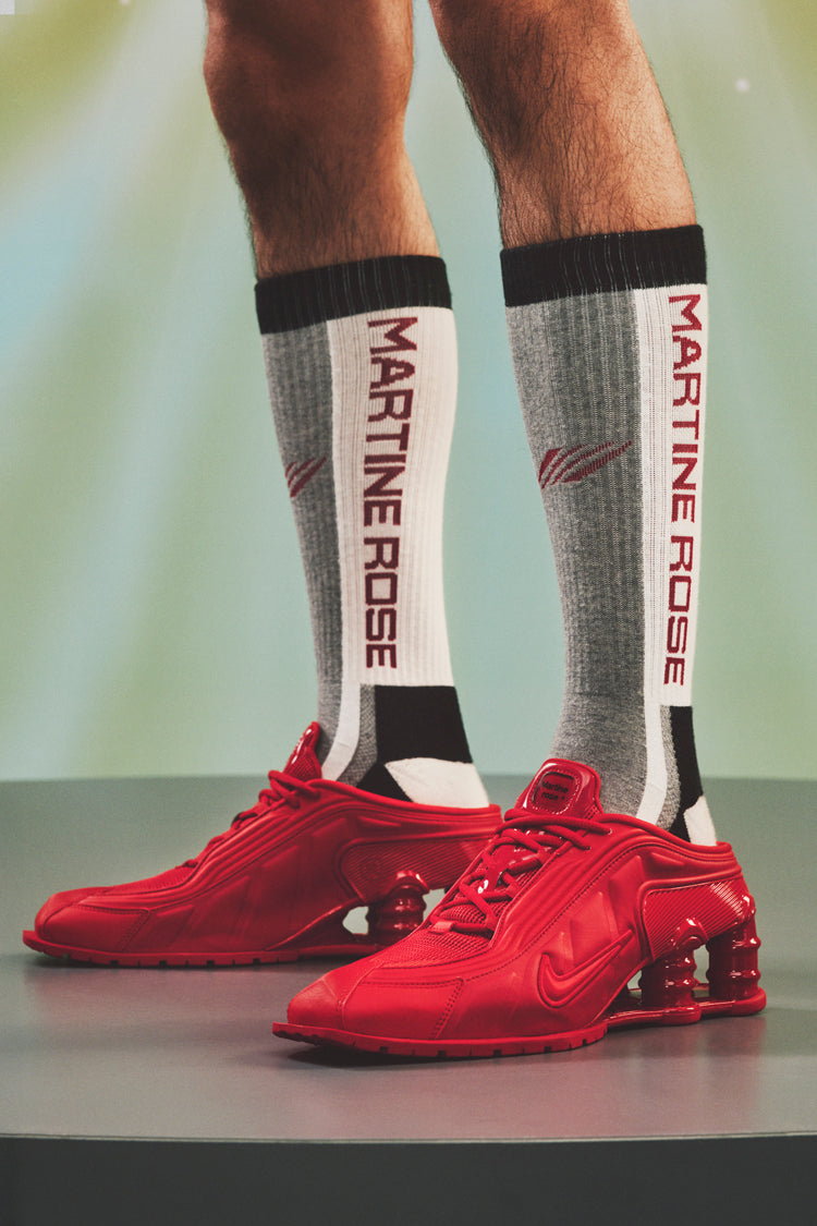 NIKE x MARTINE ROSE MR4 SHOX in RED | Martine Rose