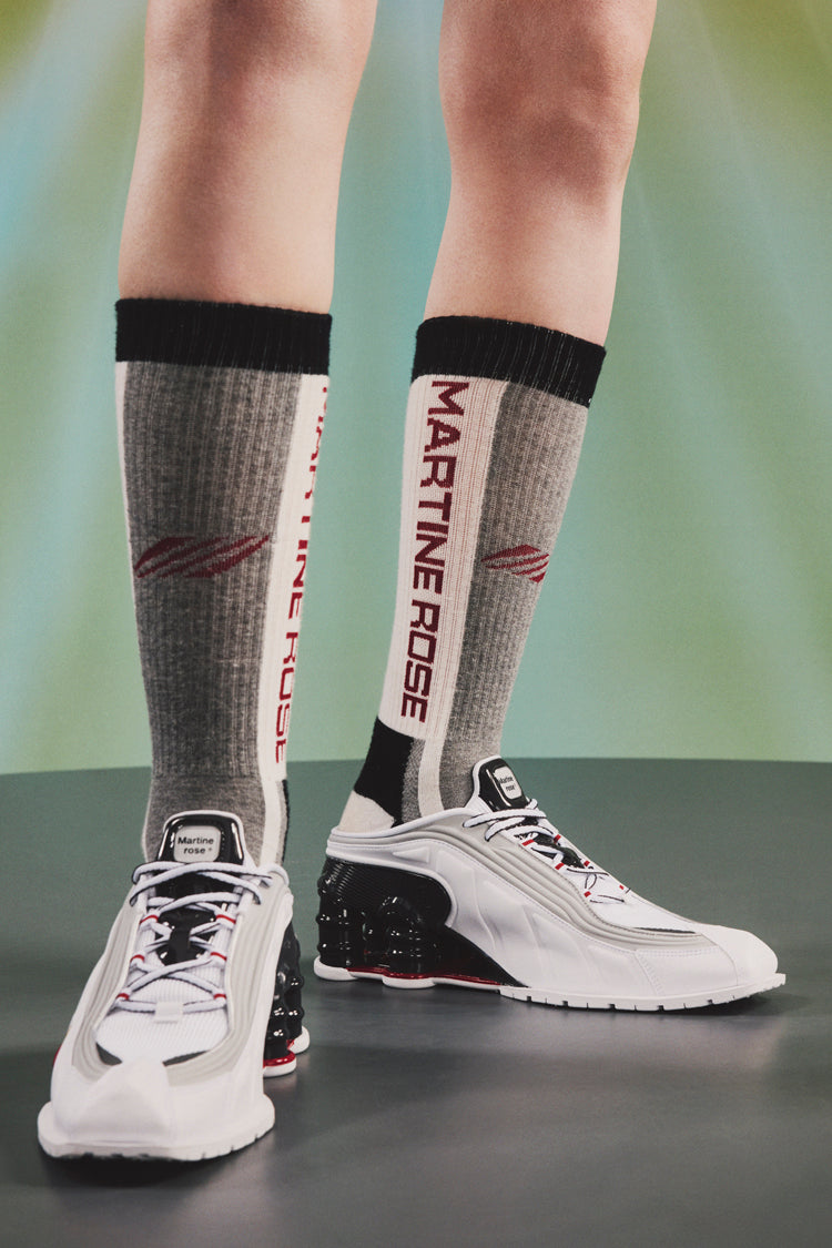 NIKE x MARTINE ROSE MR4 SHOX in WHITE MULTI | Martine Rose