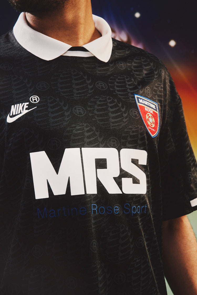 NIKE x MARTINE ROSE FOOTBALL JERSEY in BLACK | Martine Rose