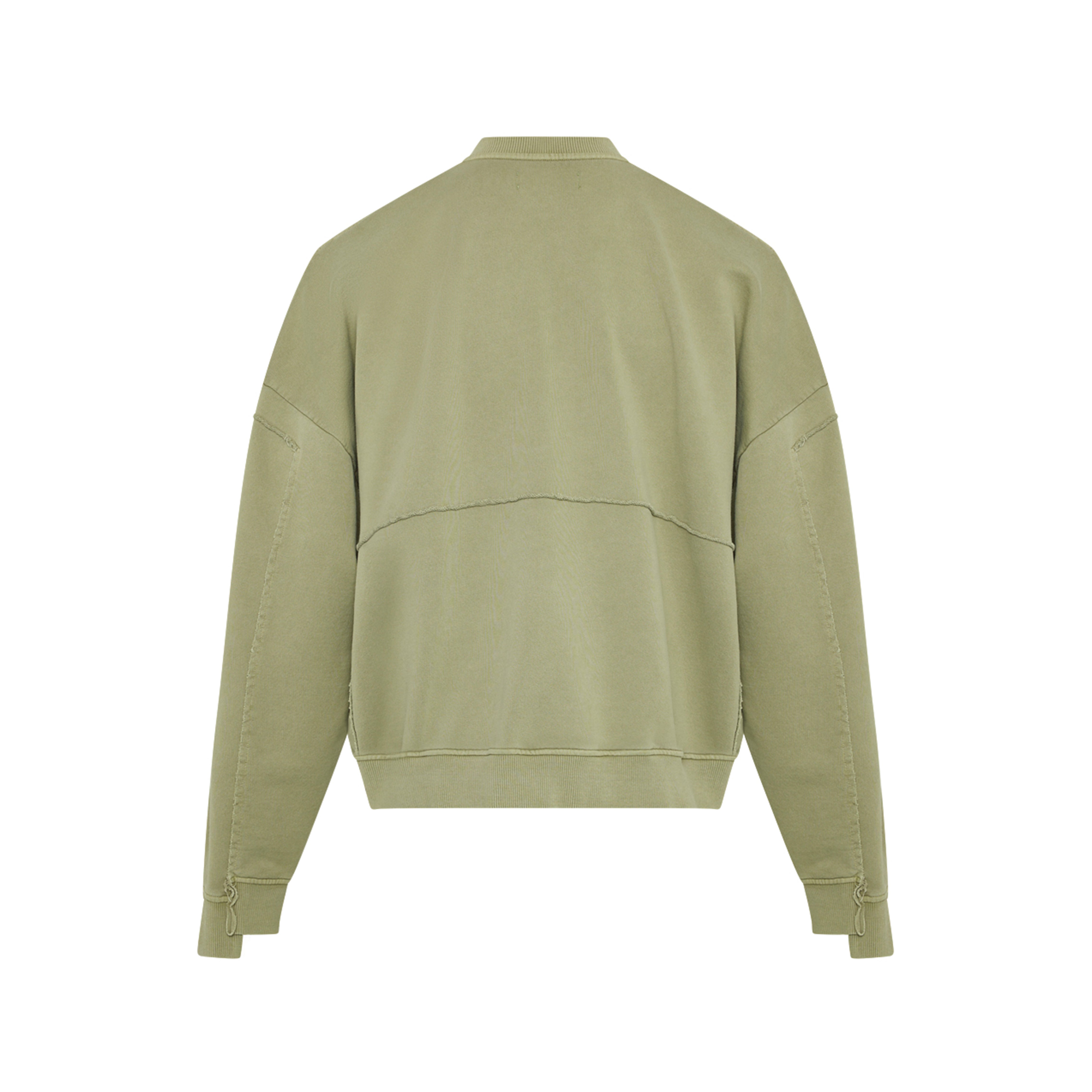 ZIP UP CREW in WASHED SAGE | Martine Rose