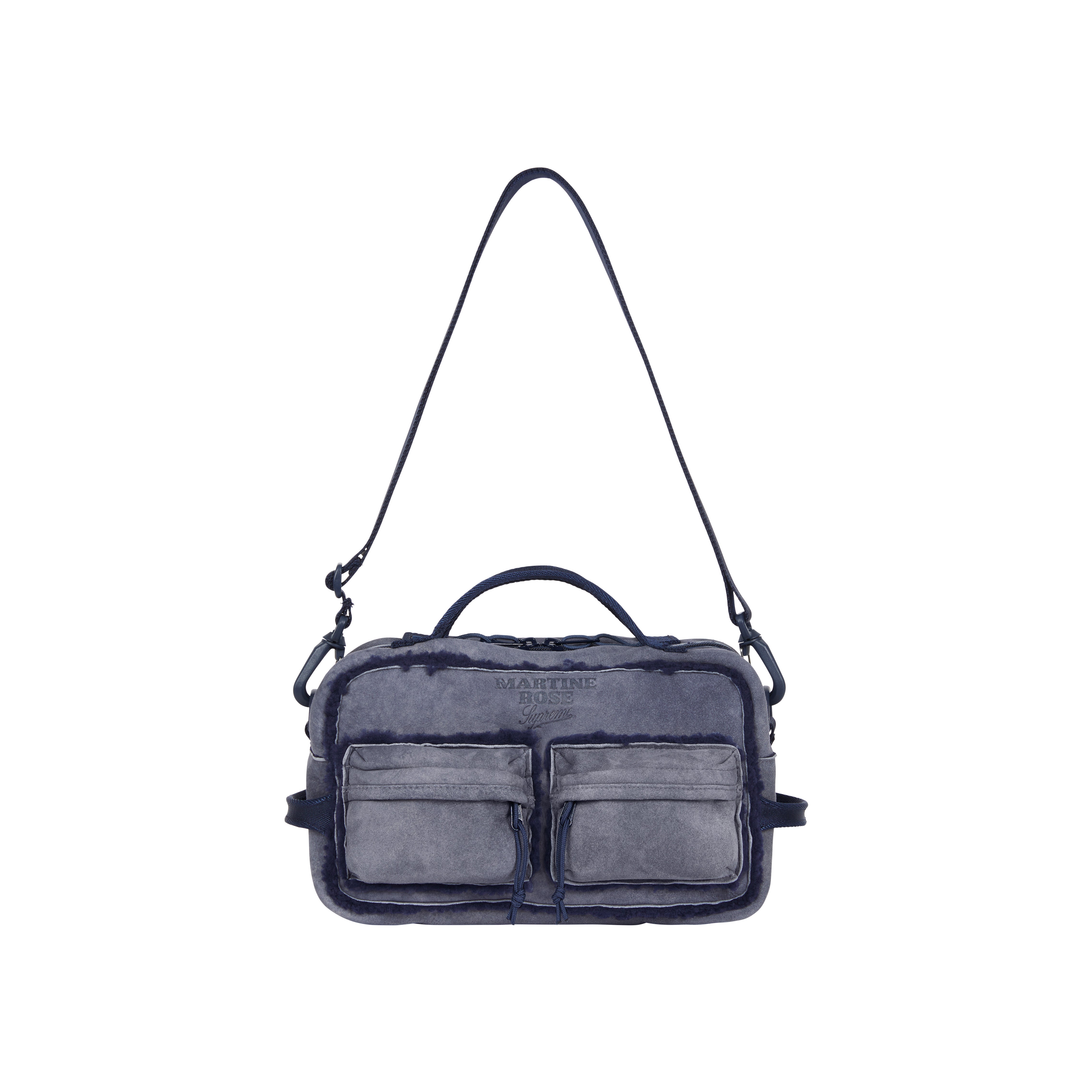 SUPREME®/MARTINE ROSE® SHEARLING MINI DUFFLE BAG in ROYAL | Martine Rose