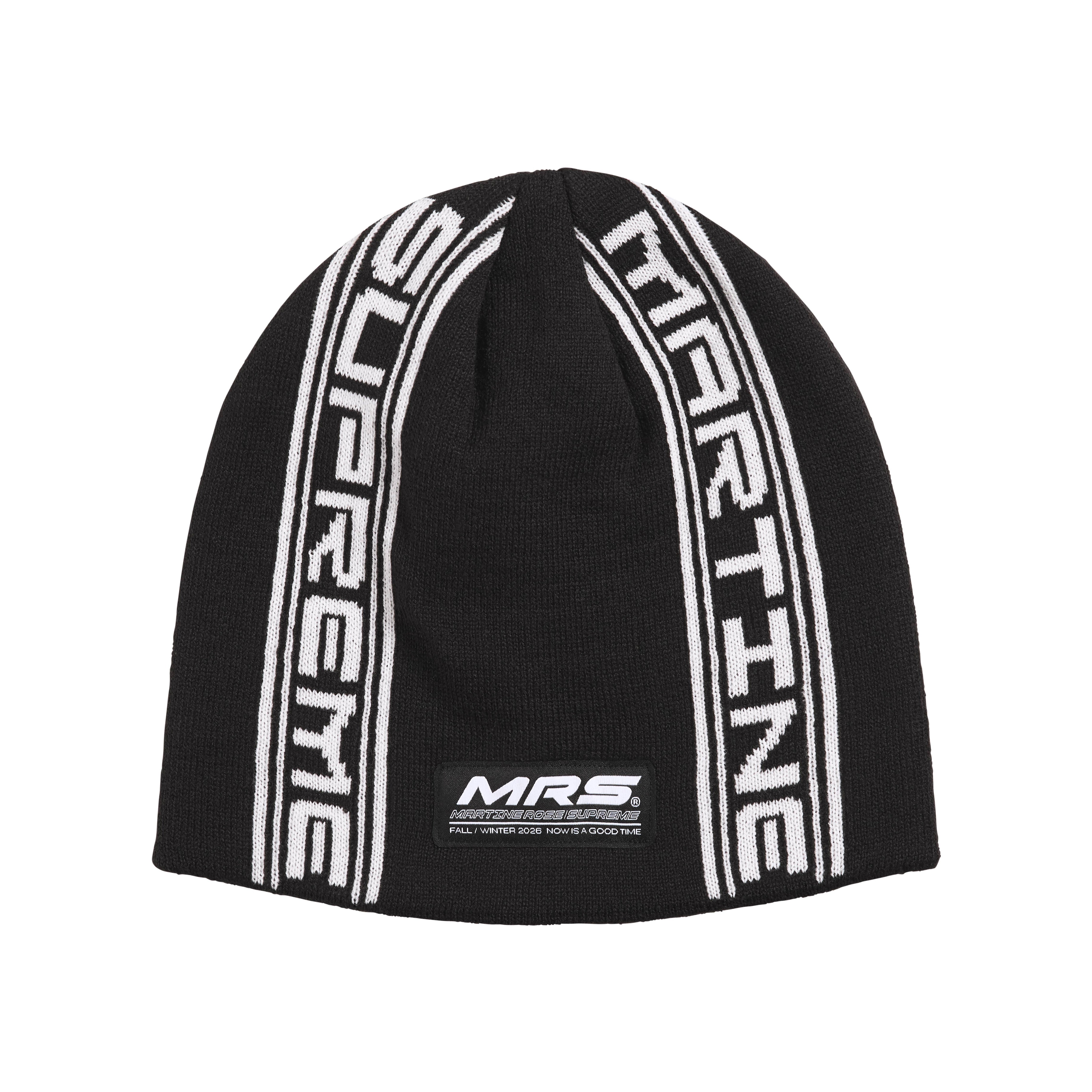 SUPREME®/MARTINE ROSE® JACQUARD BEANIE in BLACK | Martine Rose