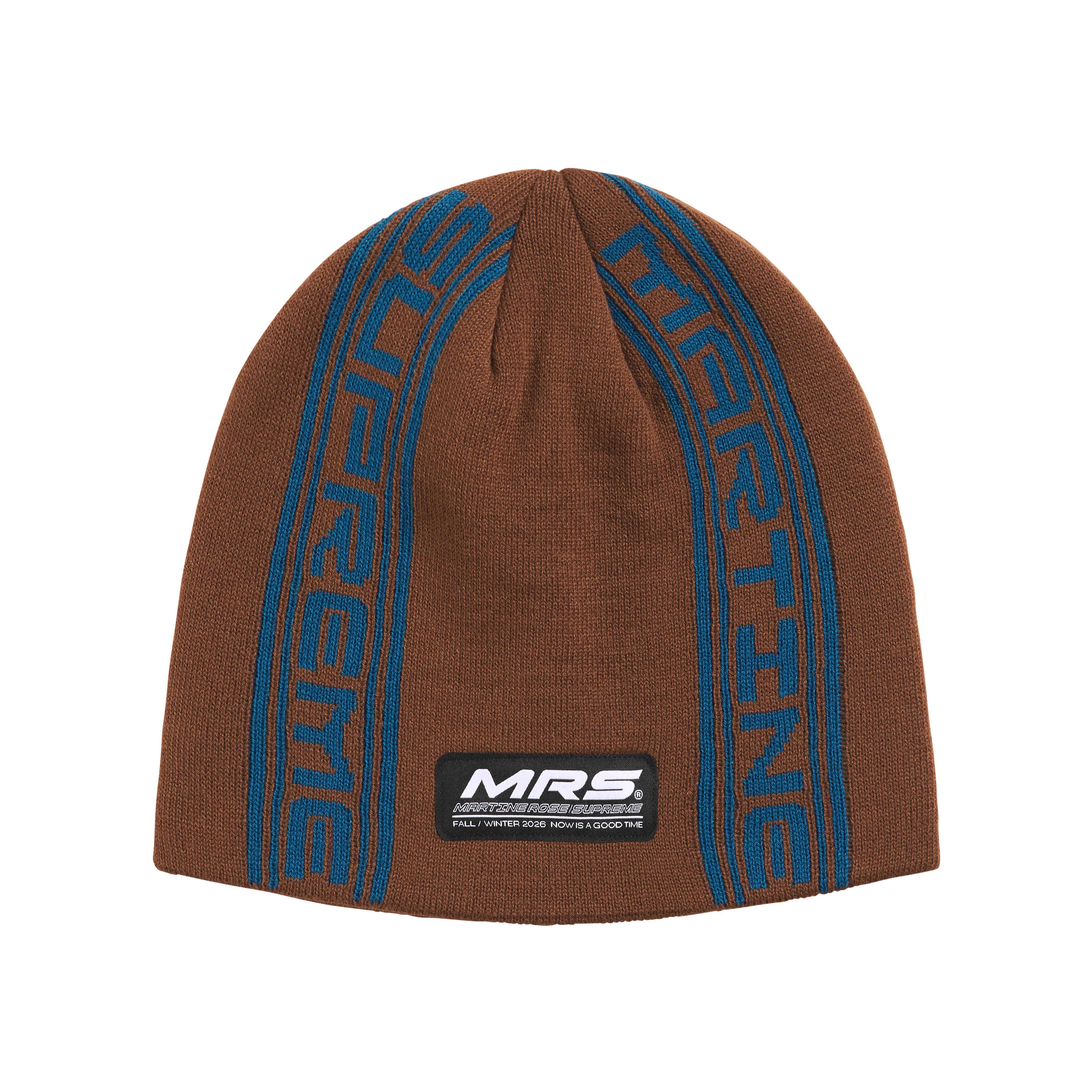 SUPREME®/MARTINE ROSE® JACQUARD BEANIE in BROWN | Martine Rose