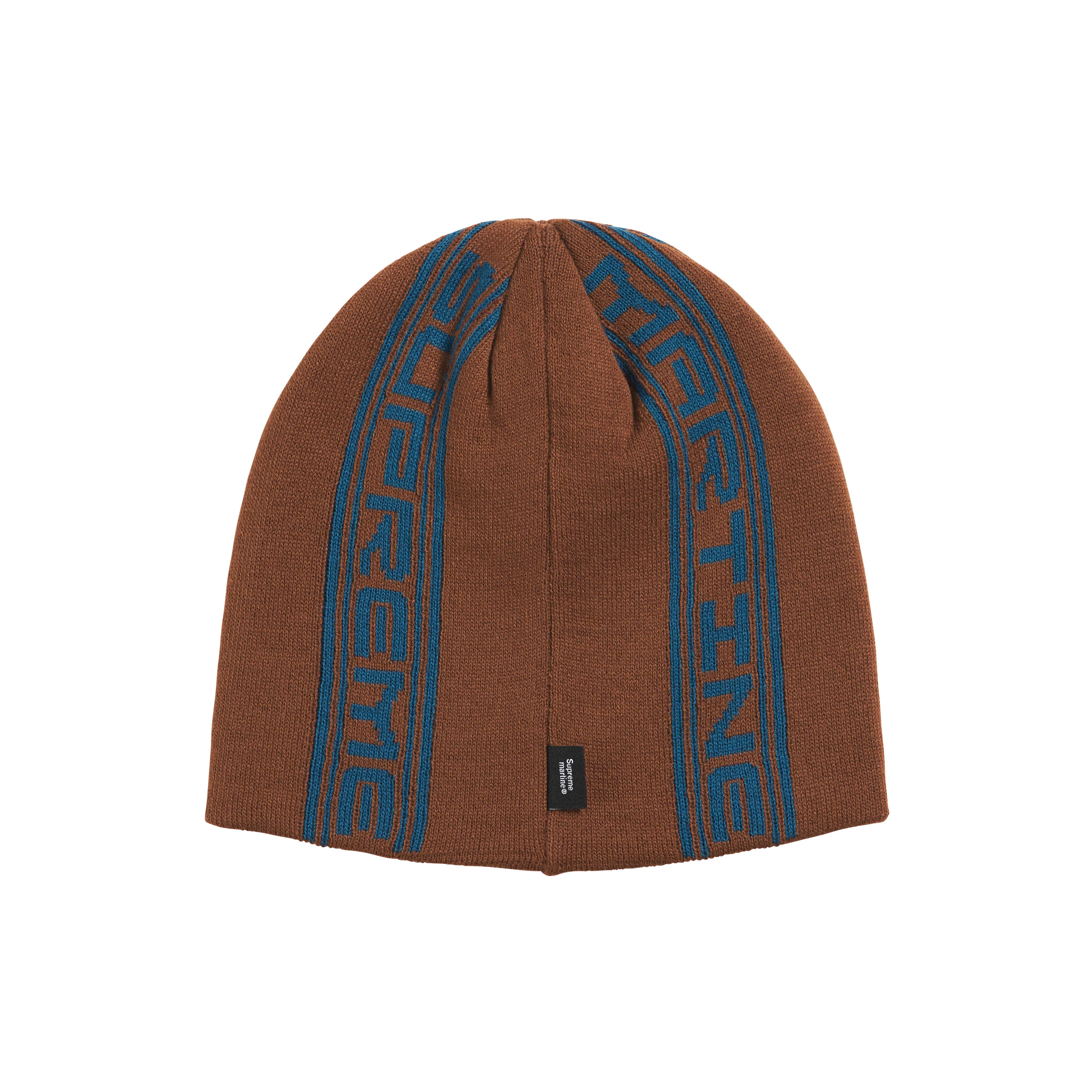 SUPREME®/MARTINE ROSE® JACQUARD BEANIE in BROWN | Martine Rose