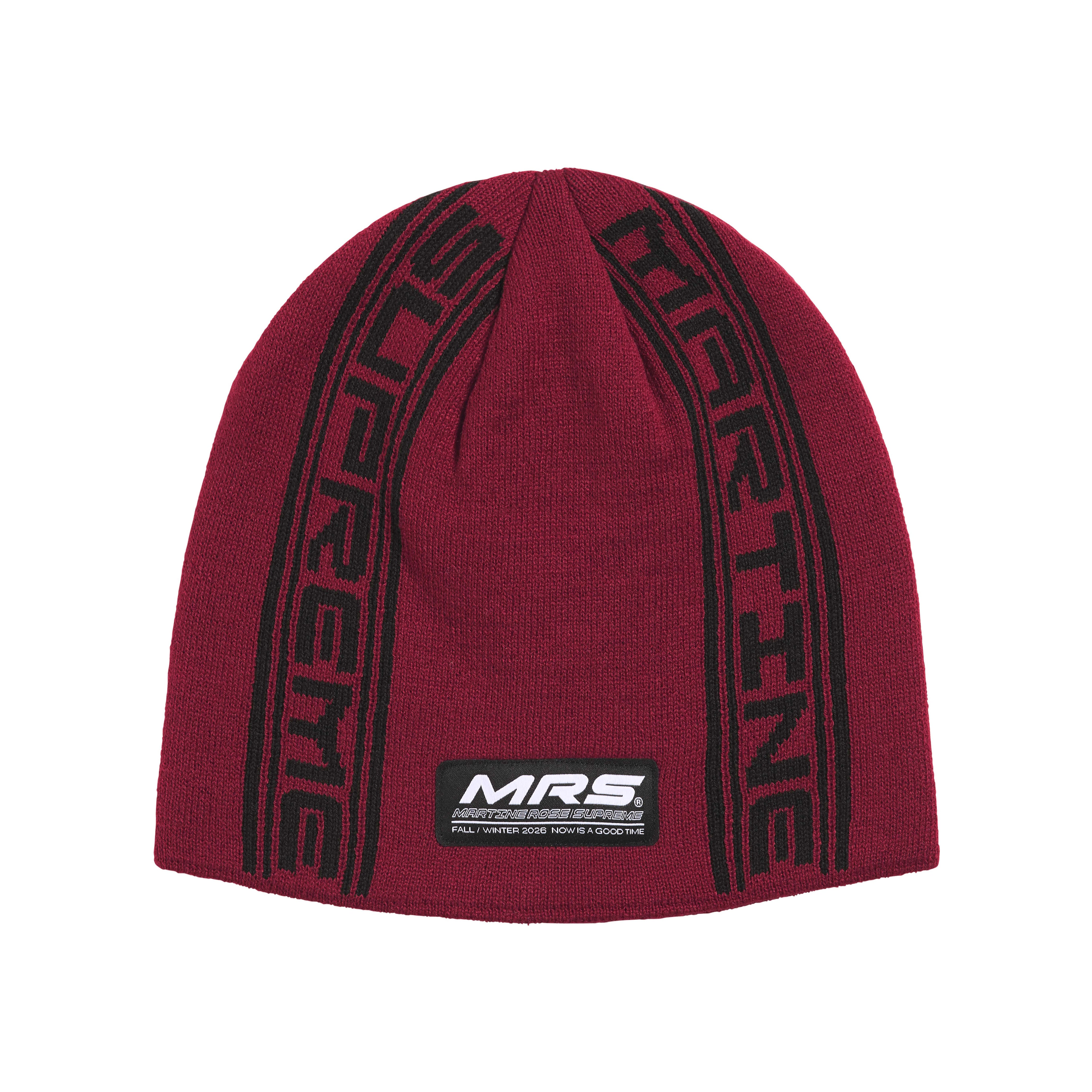 SUPREME®/MARTINE ROSE® JACQUARD BEANIE in RED | Martine Rose