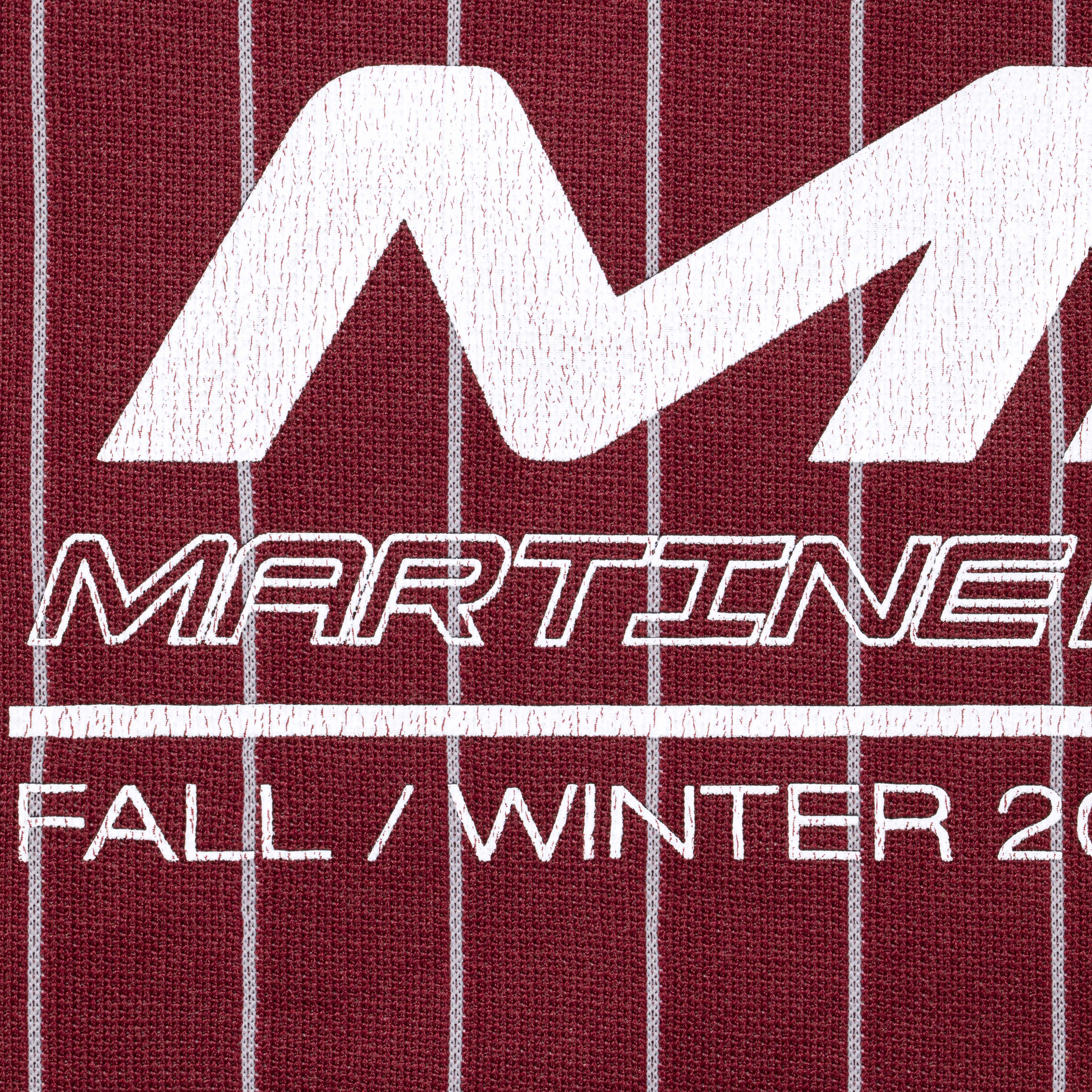 PREORDER SUPREME®/MARTINE ROSE® TRACK JACKET in BURGUNDY | Martine Rose