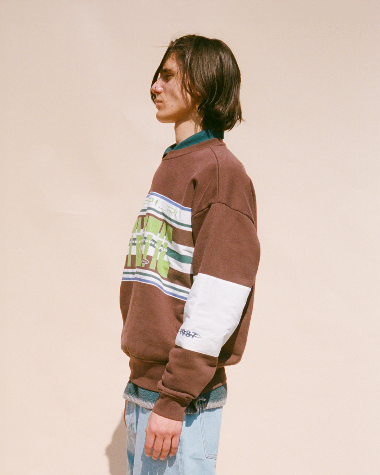 LAMONT SWEATSHIRT in CHOCOLATE | Martine Rose