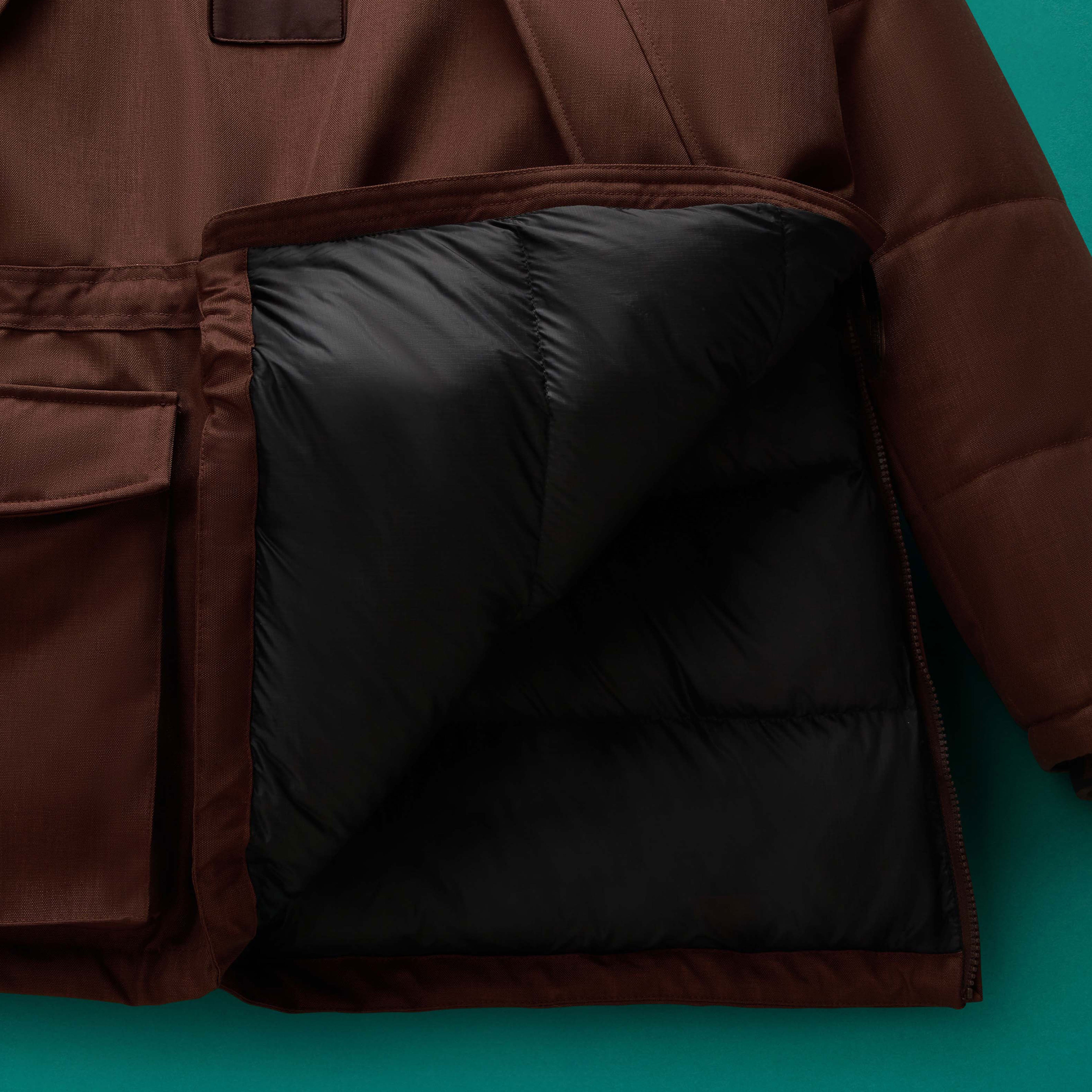 SKIDOO COMMON ANORAK JACKET in CHOCOLATE | Martine Rose