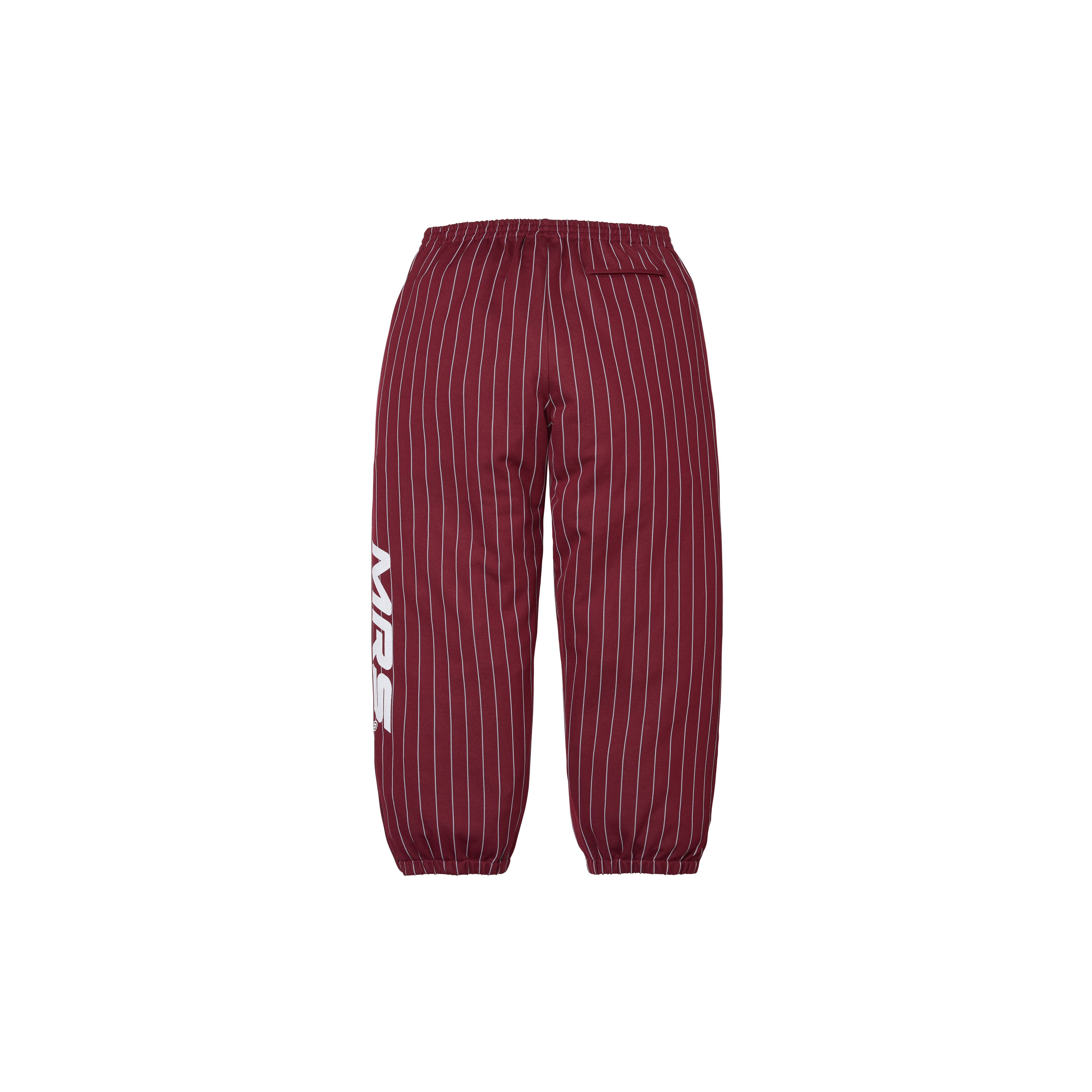 PREORDER SUPREME®/MARTINE ROSE® TRACK PANT in BURGUNDY | Martine Rose