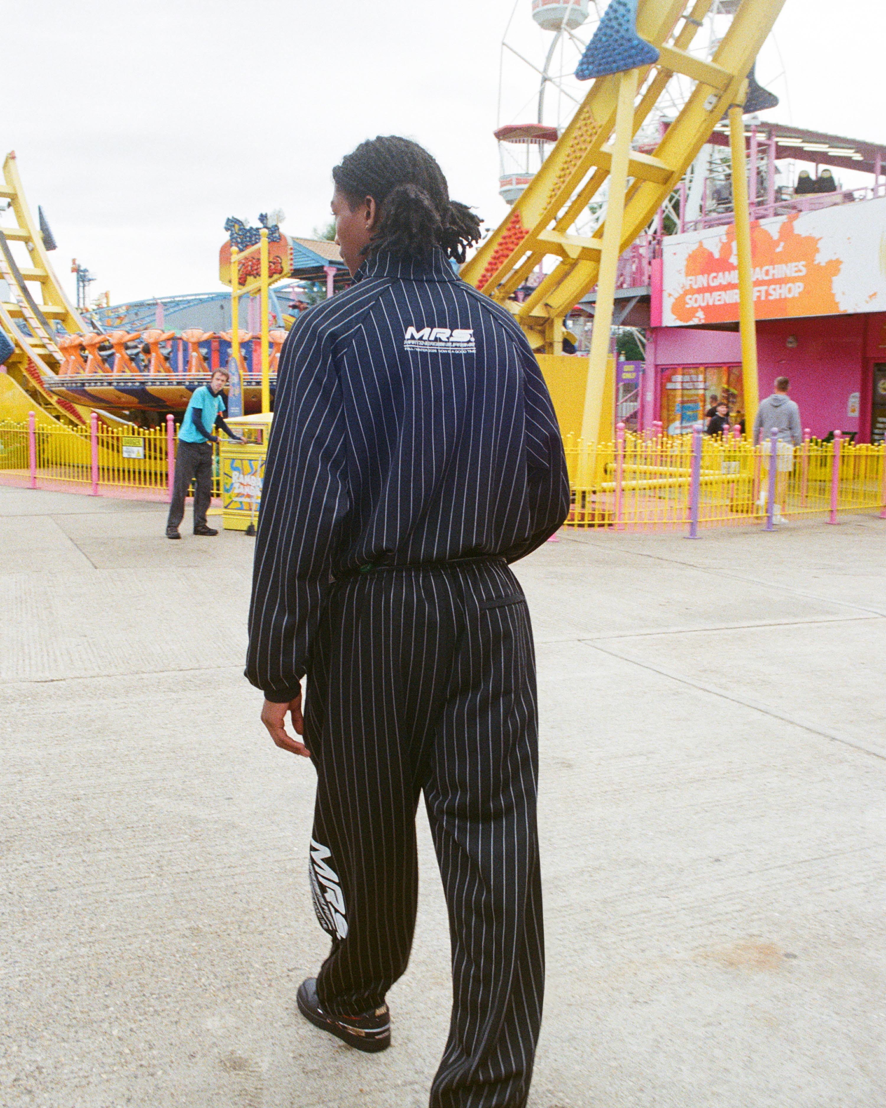PREORDER SUPREME®/MARTINE ROSE® TRACK JACKET in BLACK | Martine Rose