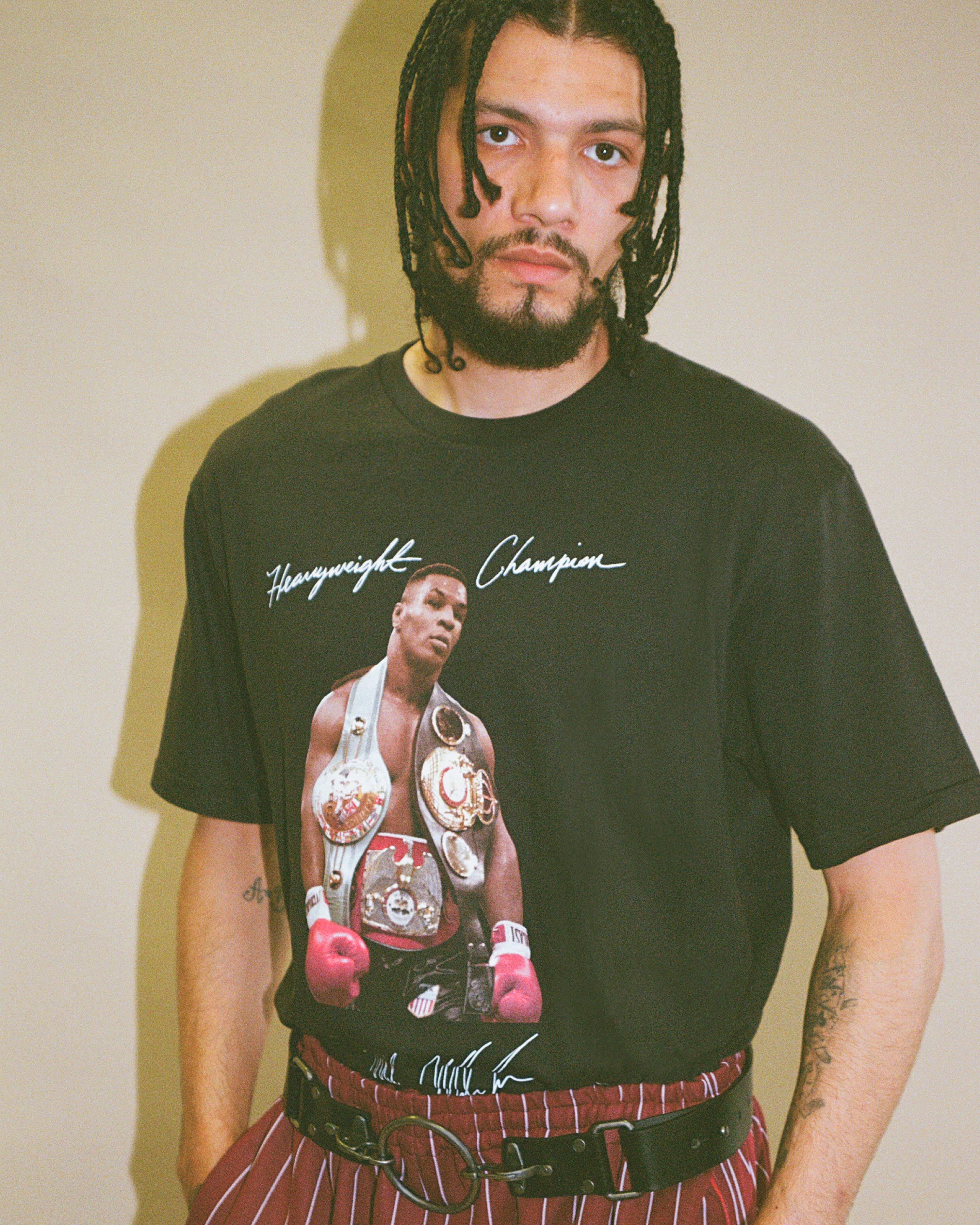 SUPREME®/MARTINE ROSE® CHAMPION TEE in BLACK | Martine Rose