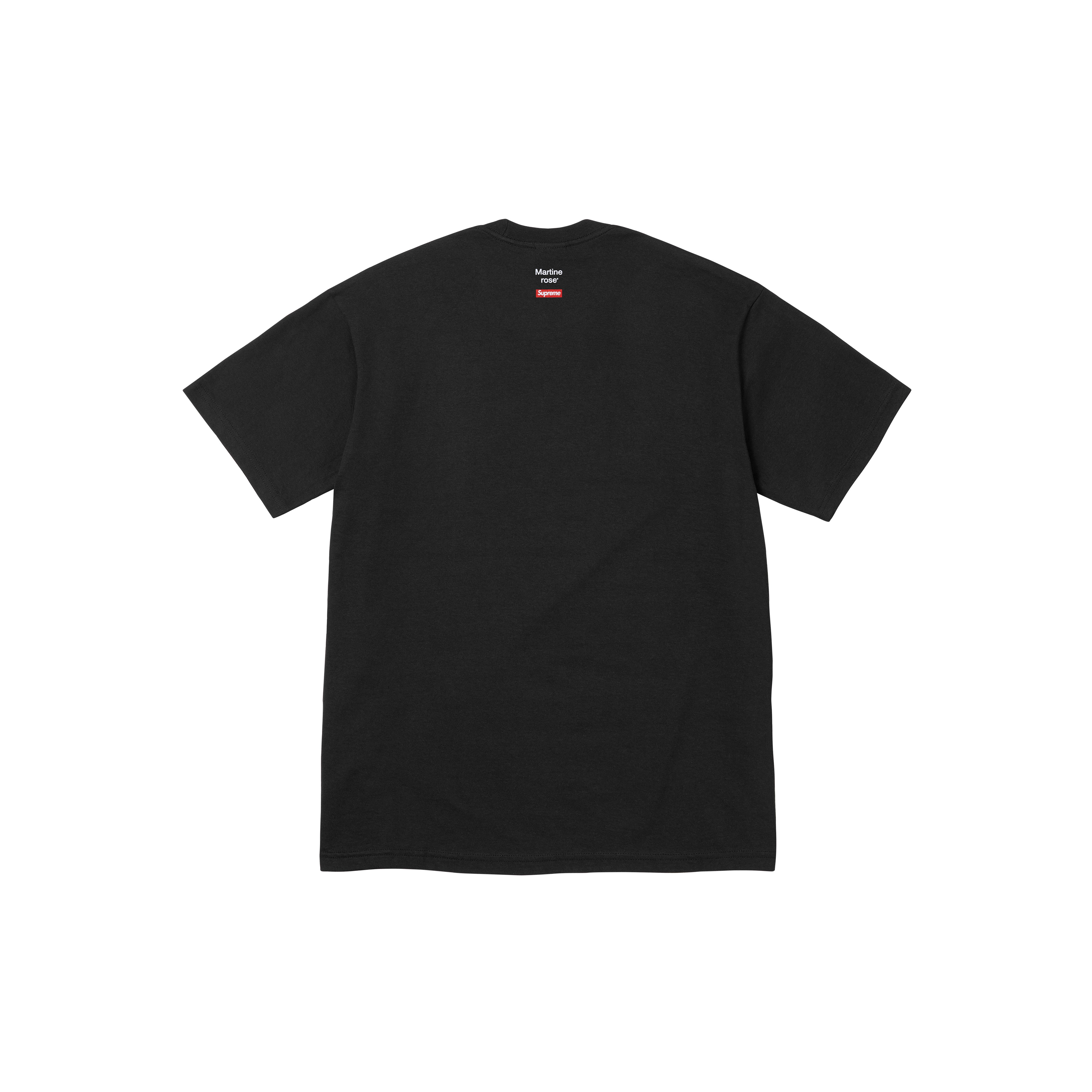 SUPREME®/MARTINE ROSE® CHAMPION TEE in BLACK | Martine Rose