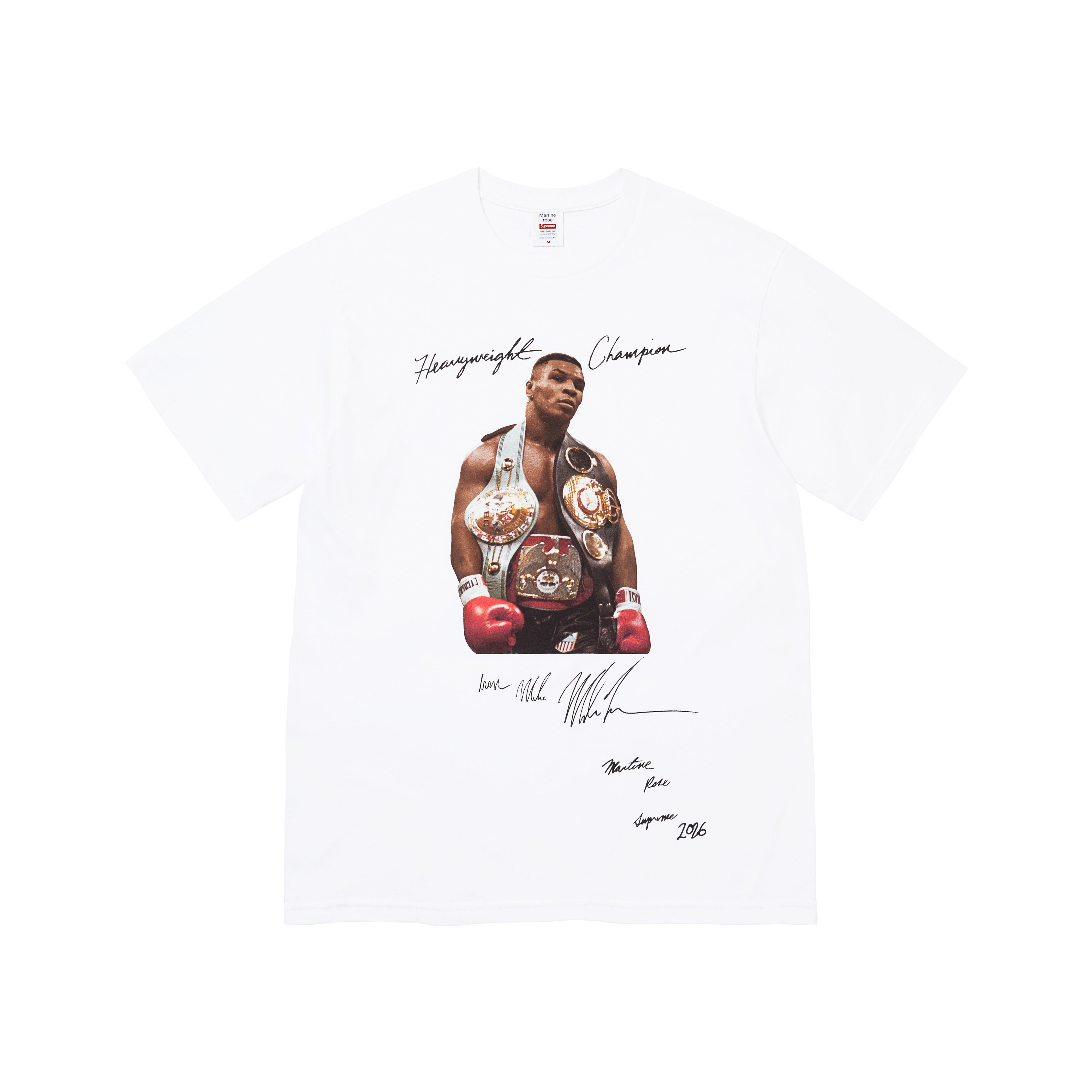 SUPREME®/MARTINE ROSE® CHAMPION TEE in WHITE | Martine Rose