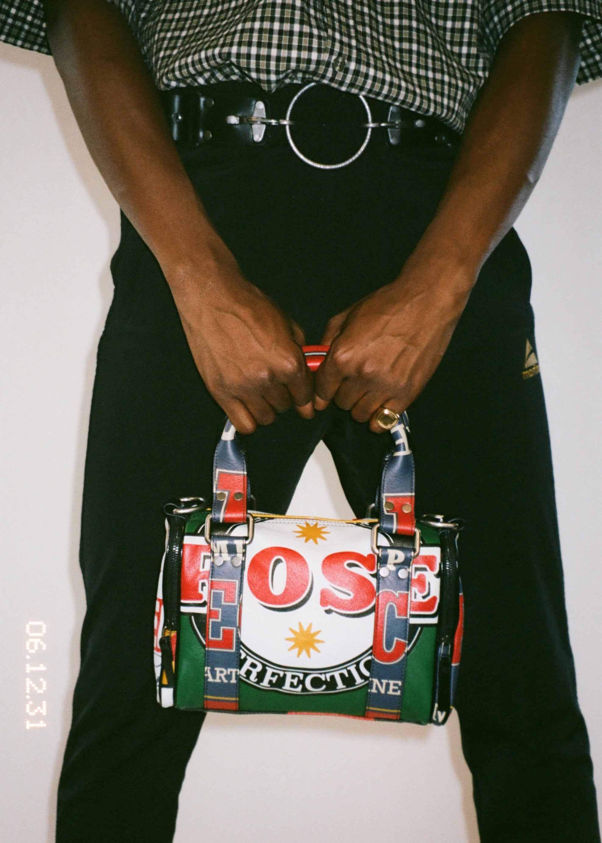 BEER MAT MINI SPORTS BAG in MULTI | Martine Rose