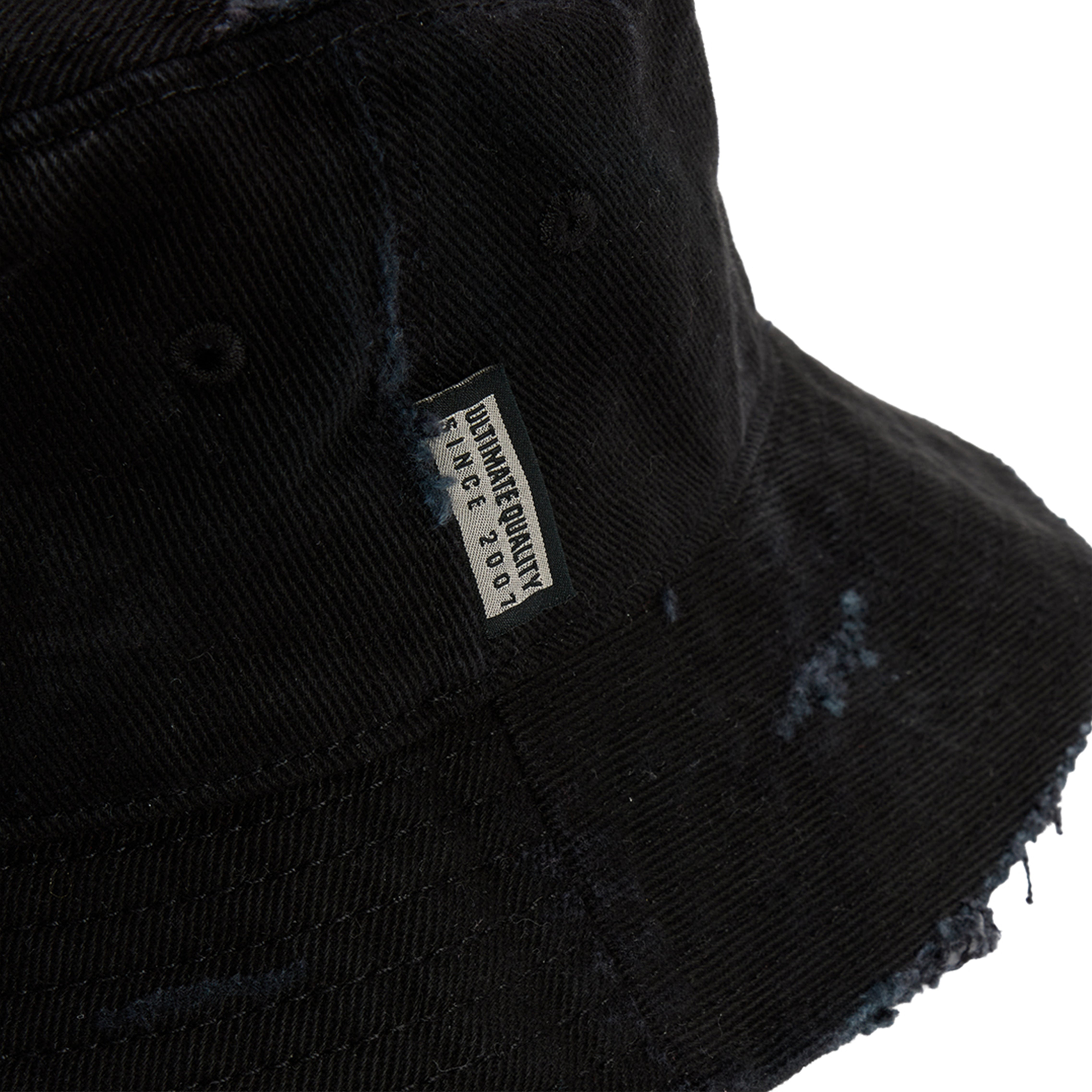 SIGNATURE BUCKET HAT in WASHED BLACK | Martine Rose
