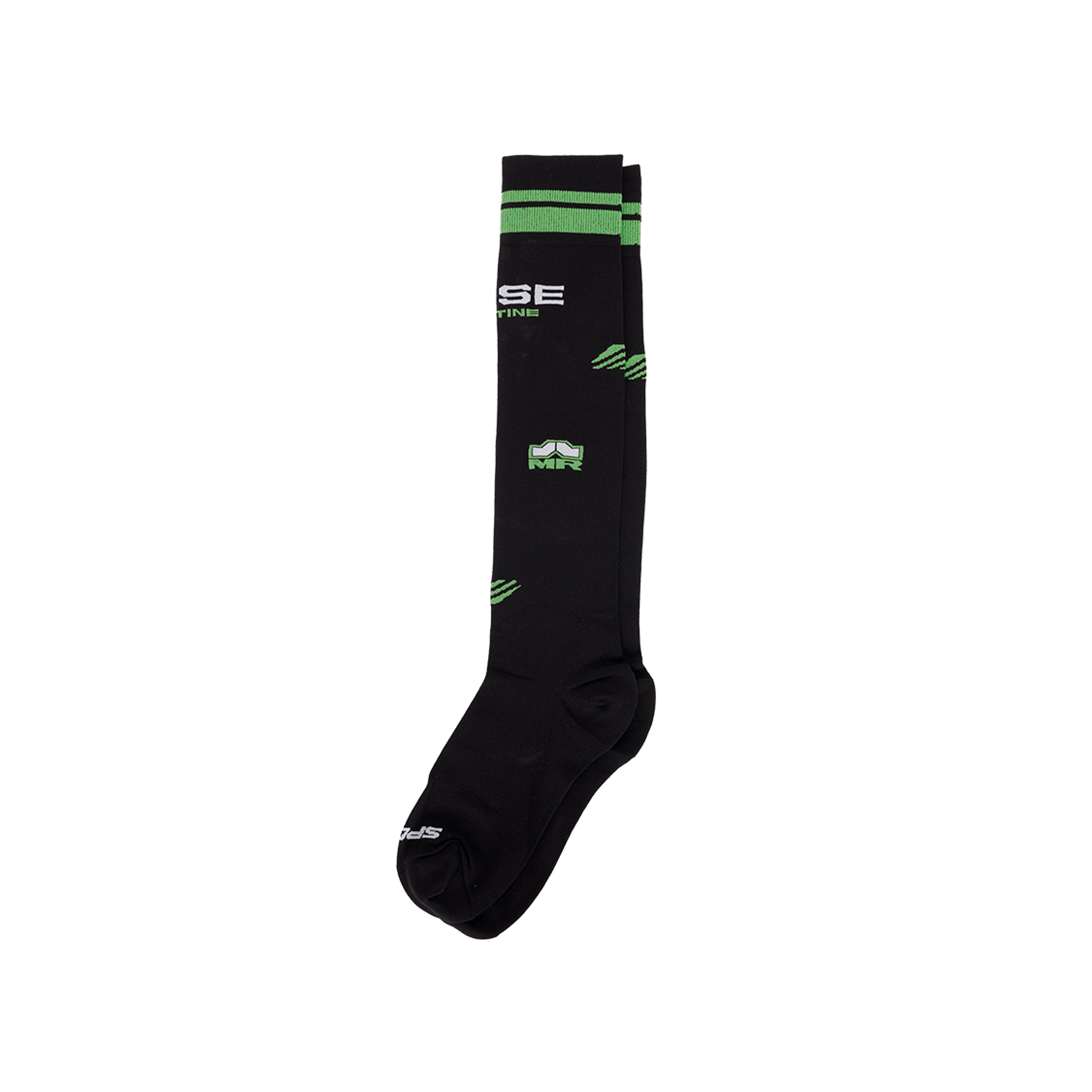 SHEER FOOTBALL SOCK in BLACK | Martine Rose