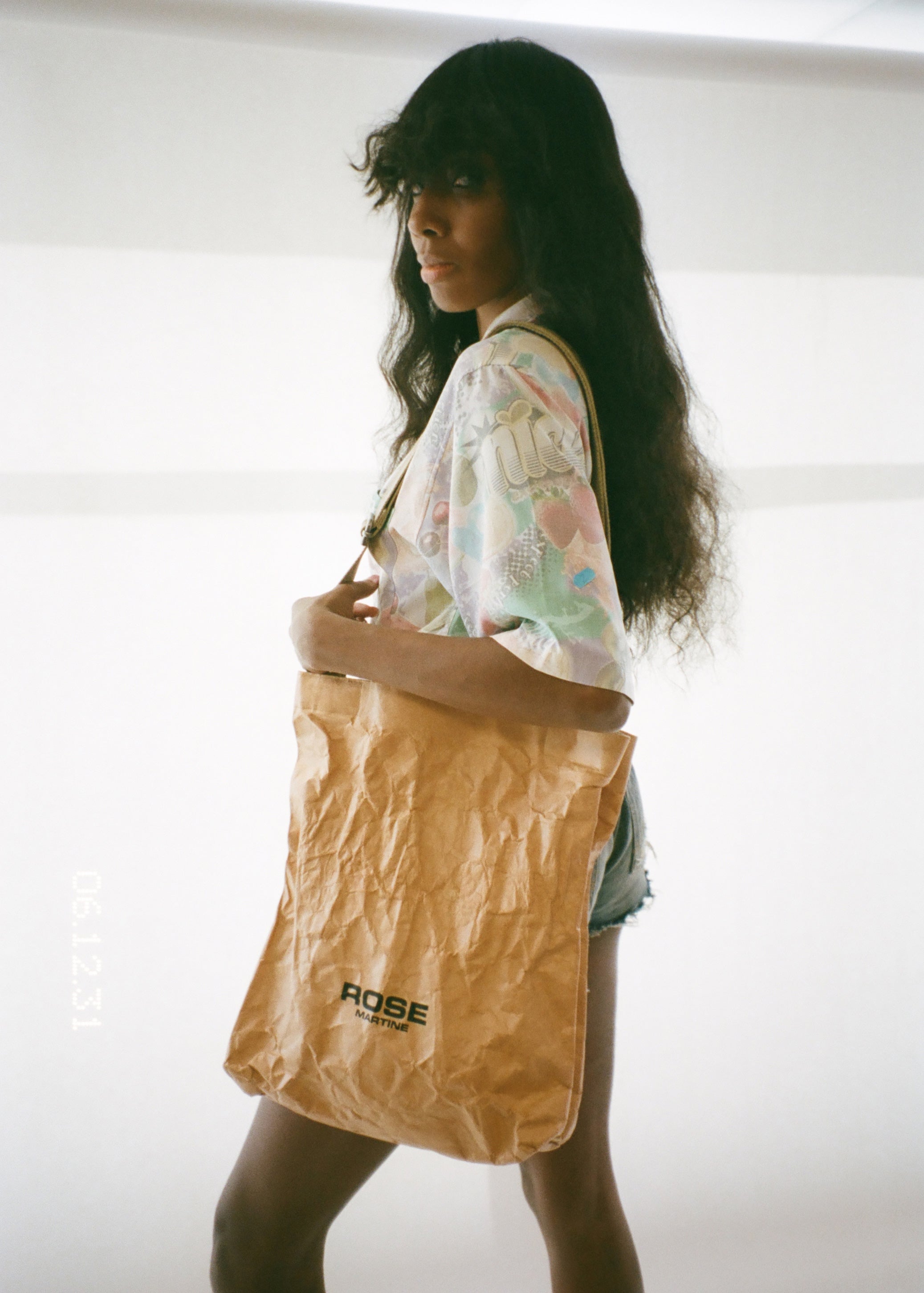 FOLDABLE SMALL BAG in BEIGE | Martine Rose