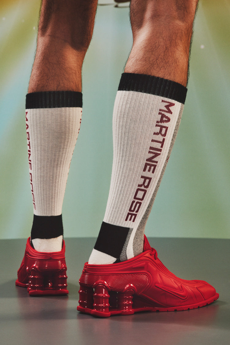 NIKE x MARTINE ROSE MR4 SHOX in RED - Exclusive | Martine Rose
