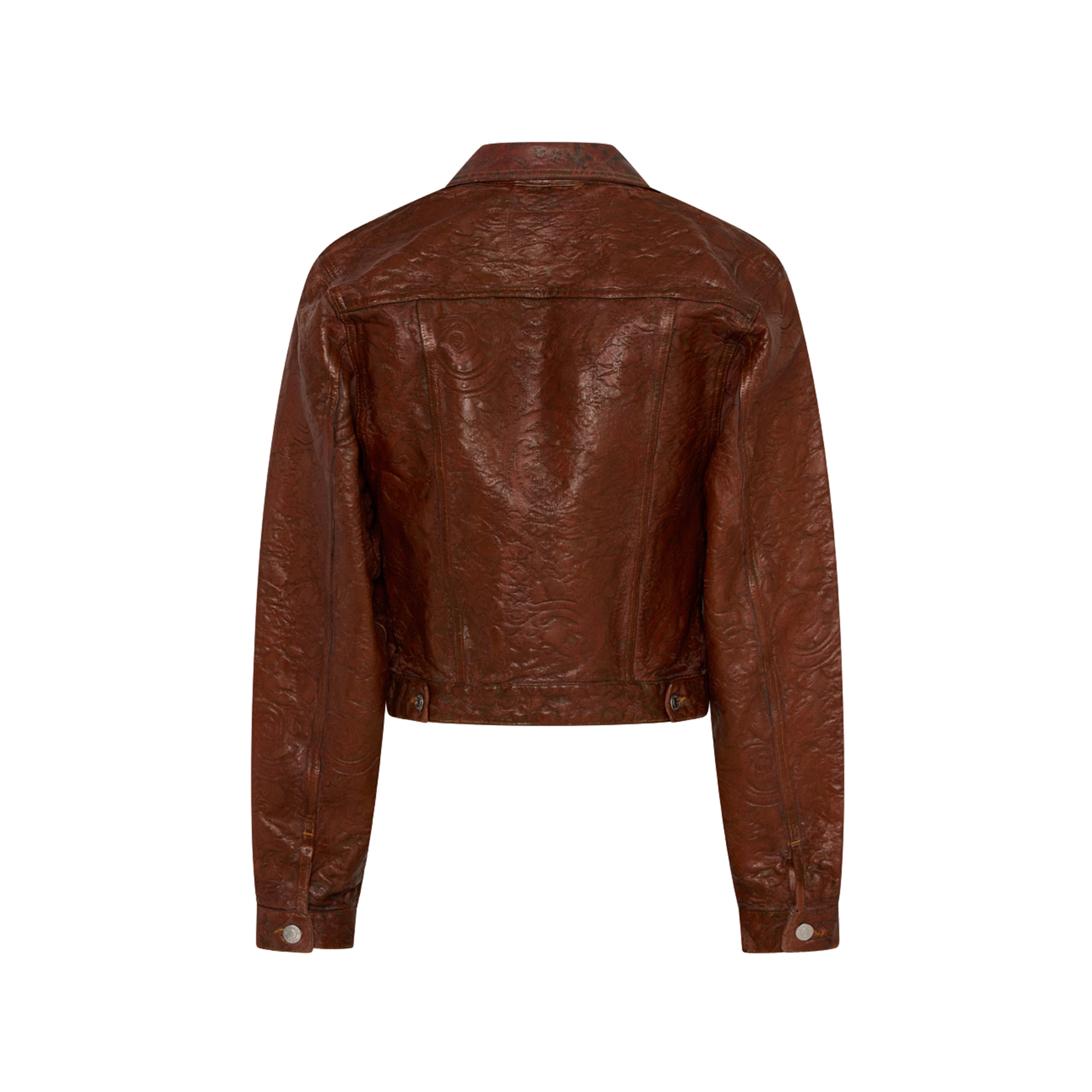 ZIP FRONT DENIM JACKET in BROWN - Exclusive | Martine Rose