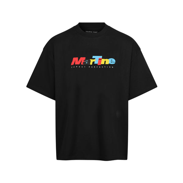 Martine Rose oversized short sleeve t-shirt in black