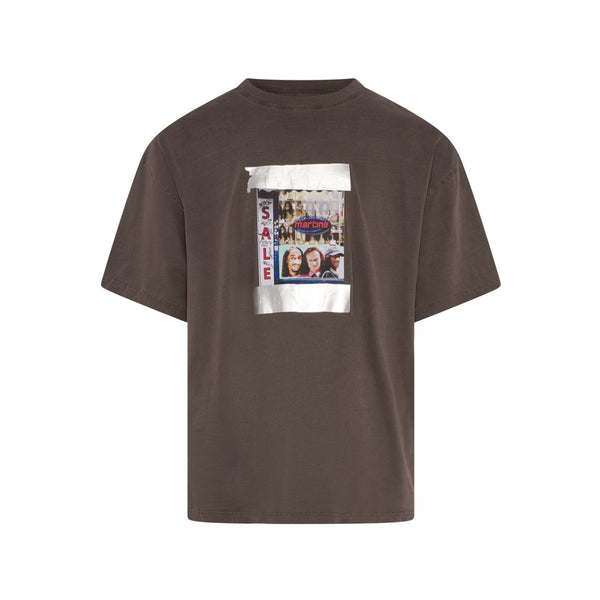 Martine Rose oversized short sleeve t-shirt in washed brown