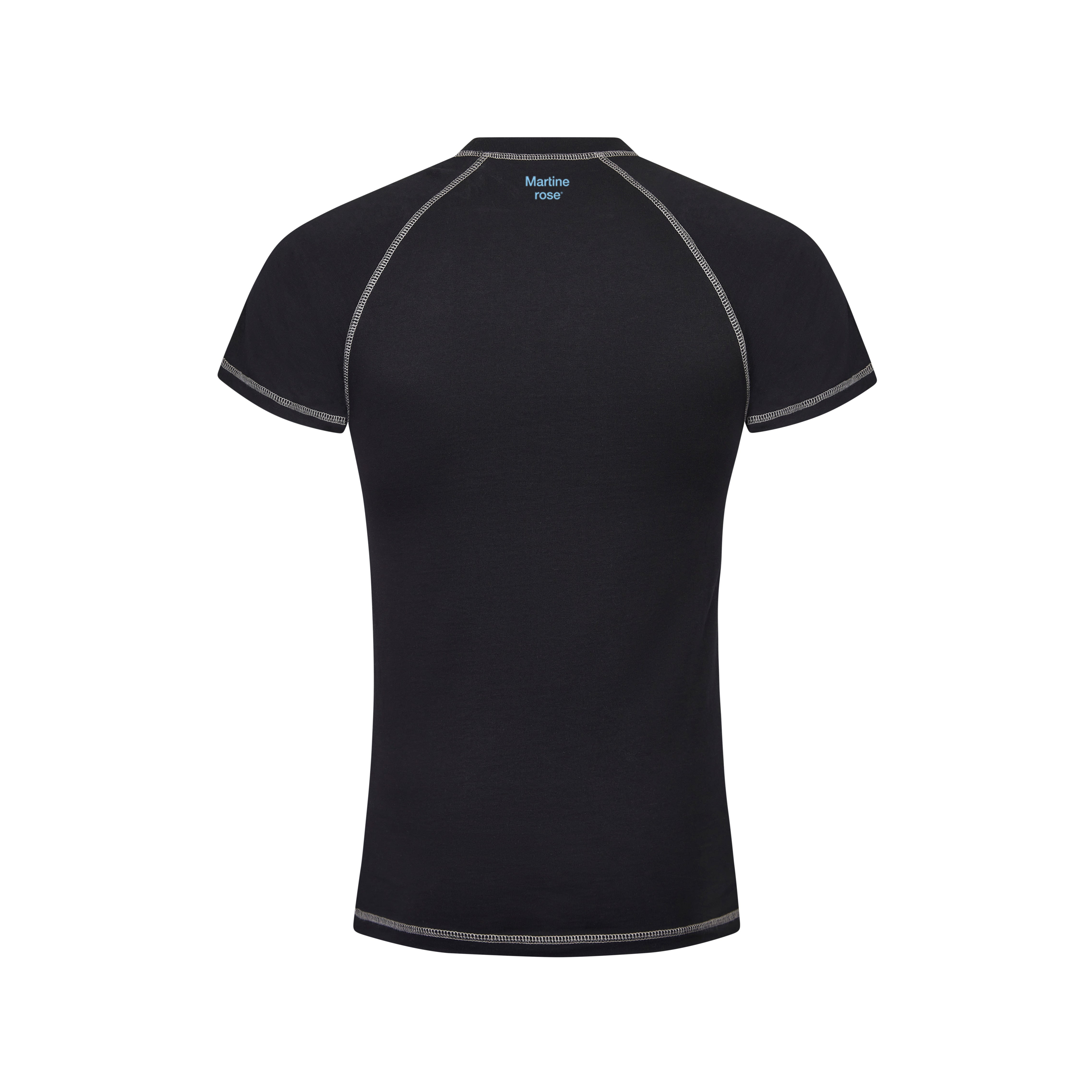 RAGLAN SHRUNKEN T-SHIRT in BLACK - T-shirts | Martine Rose