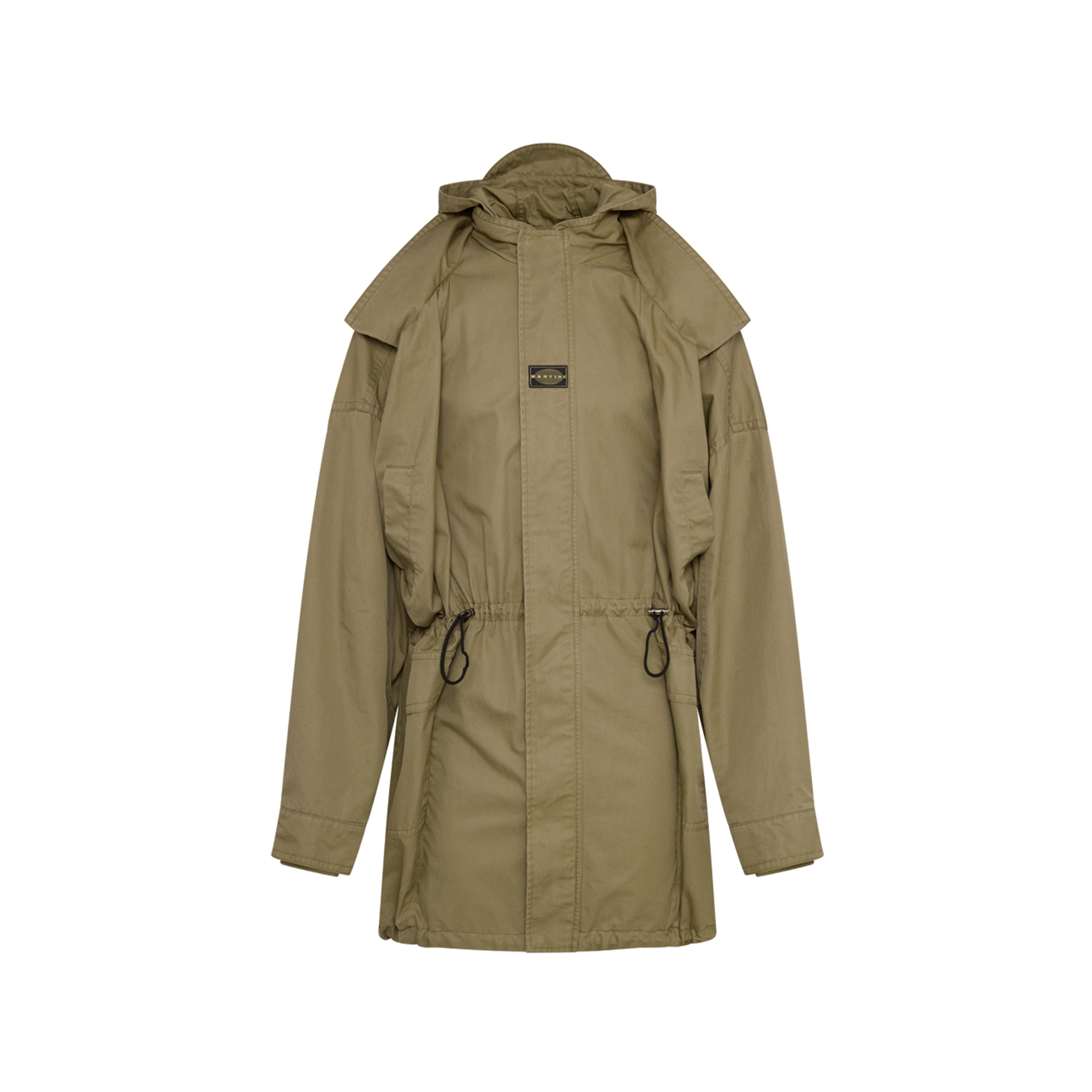 HALF STRETCH TRENCH in KHAKI GREEN - Outerwear | Martine Rose