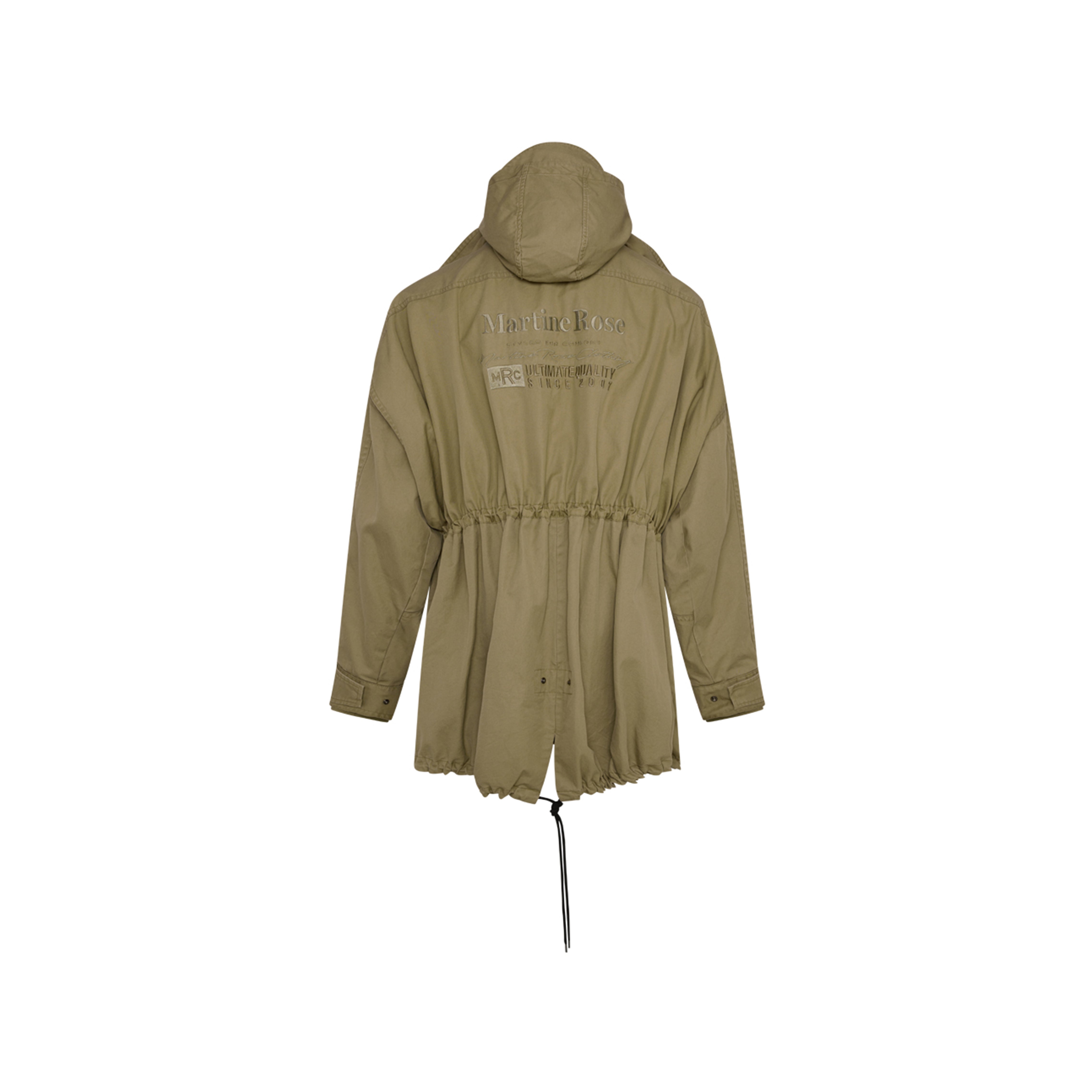 HALF STRETCH TRENCH in KHAKI GREEN | Martine Rose