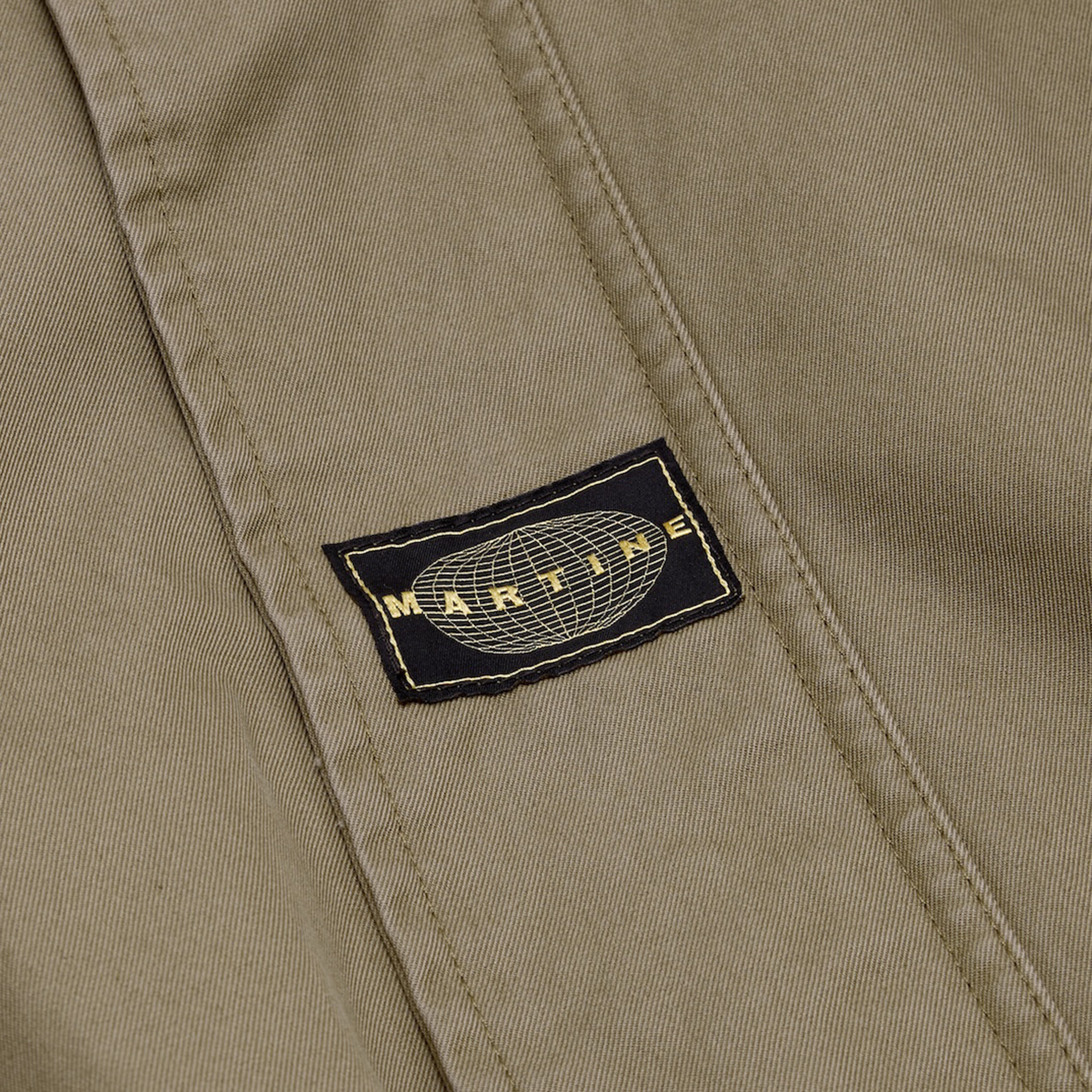 HALF STRETCH TRENCH in KHAKI GREEN | Martine Rose