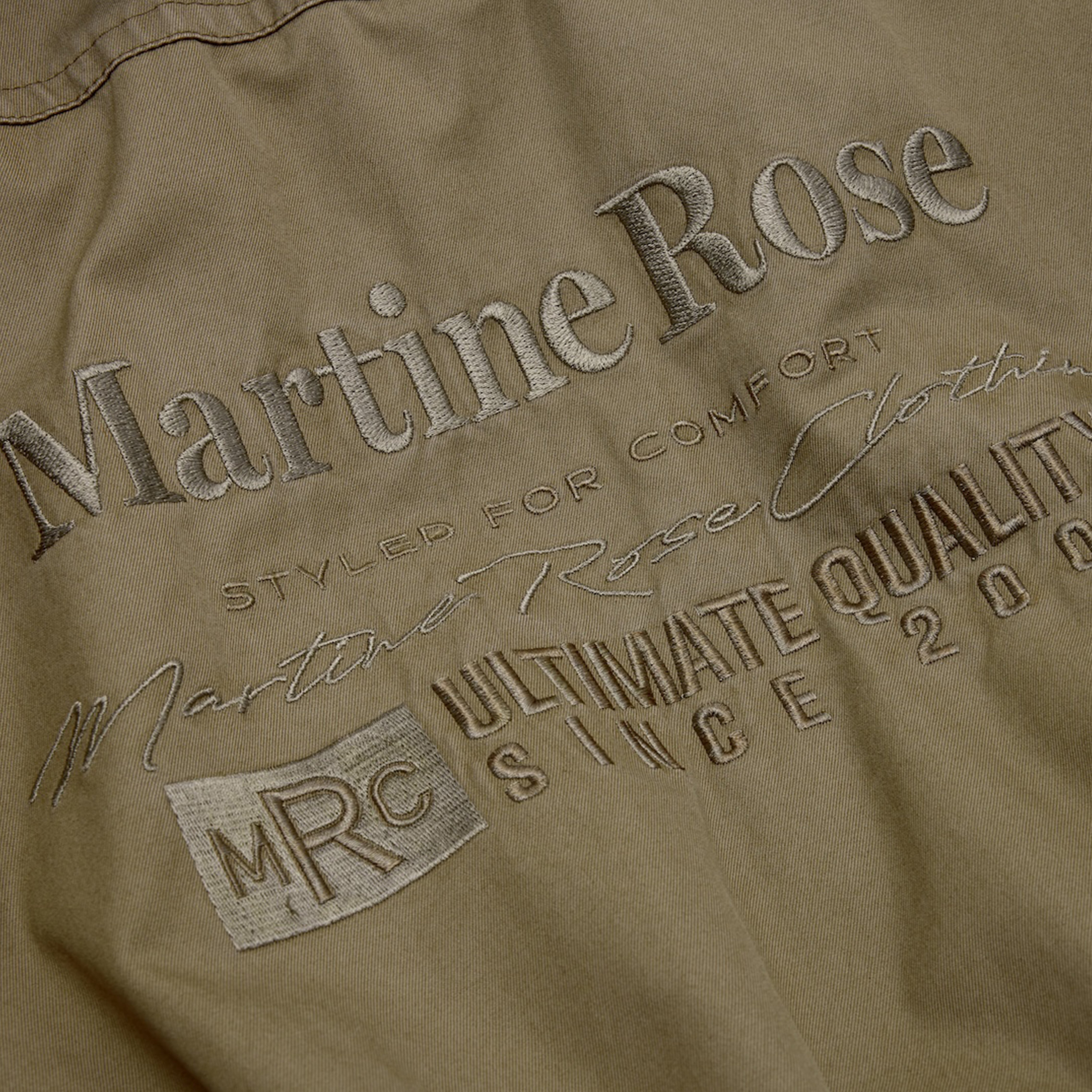 HALF STRETCH TRENCH in KHAKI GREEN | Martine Rose