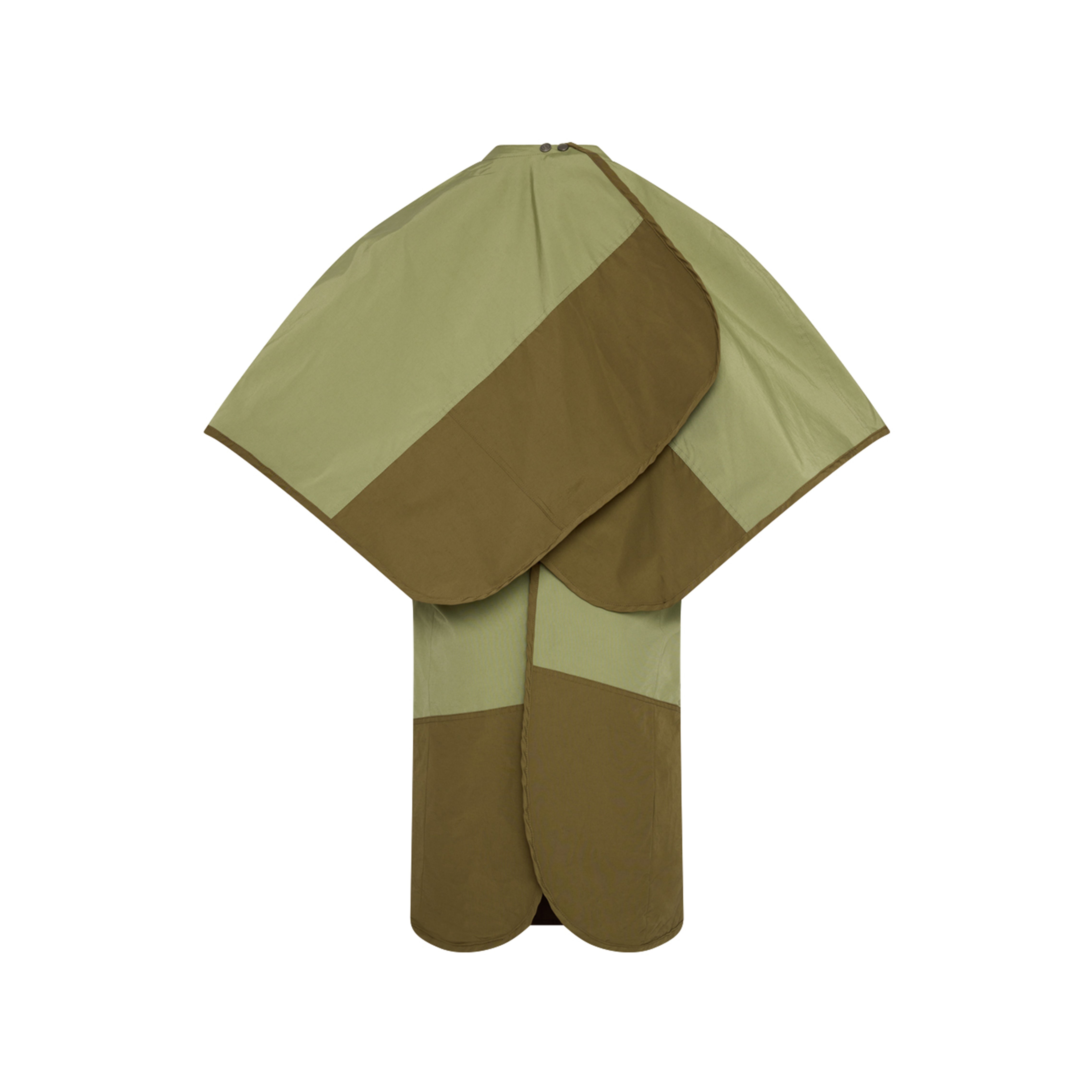 BARBERS CAPE in KHAKI GREEN | Martine Rose