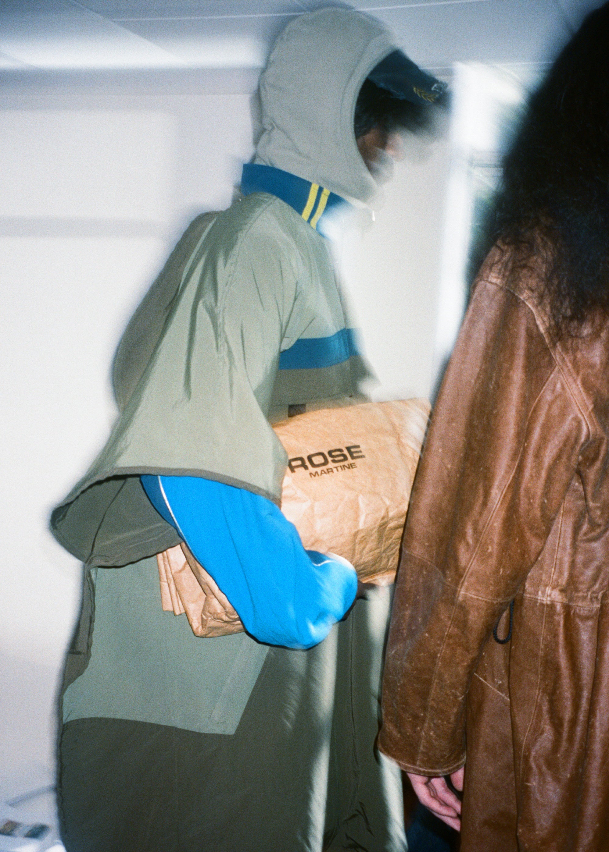 BARBERS CAPE in KHAKI GREEN | Martine Rose