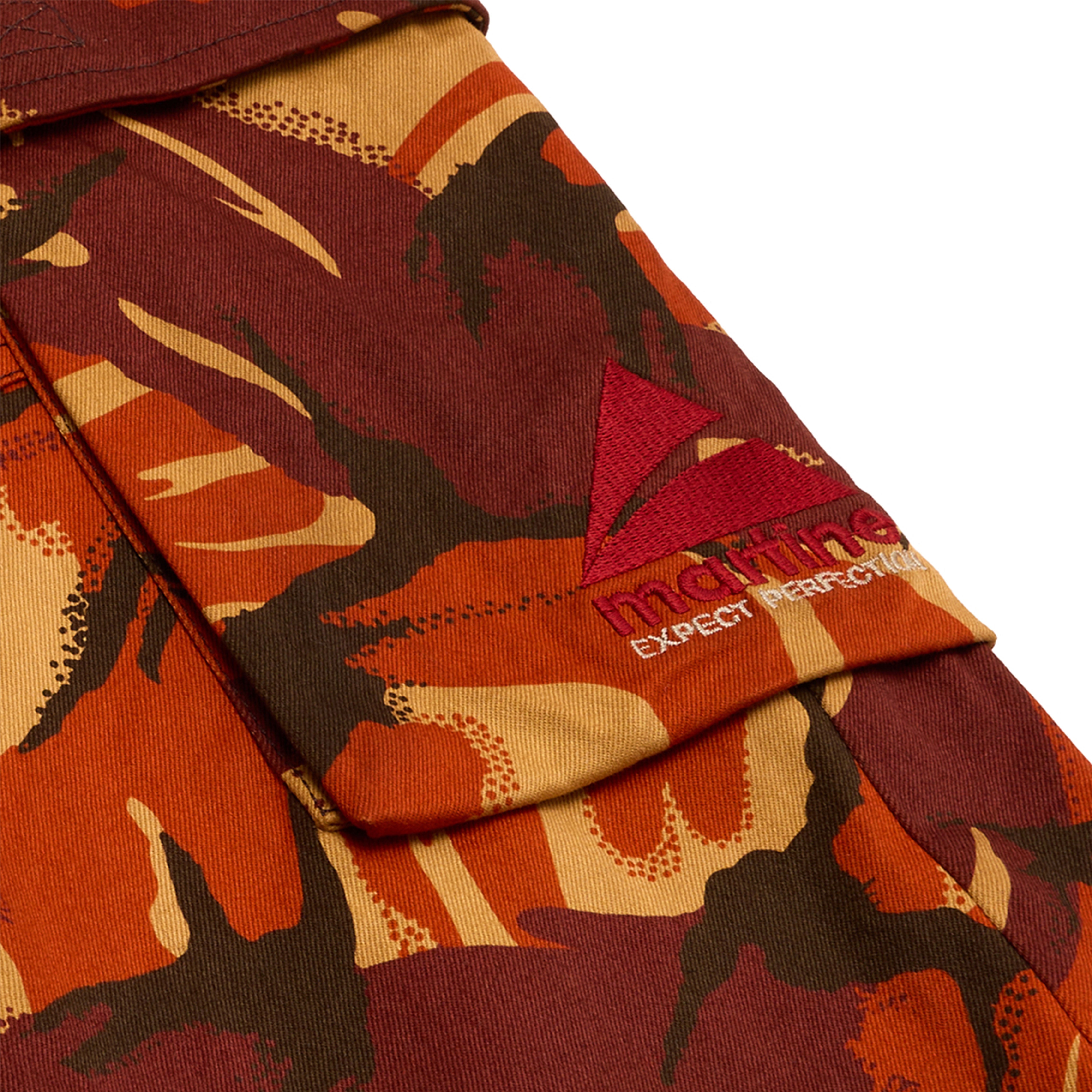 UTILITY SHORT in ORANGE CAMO | Martine Rose