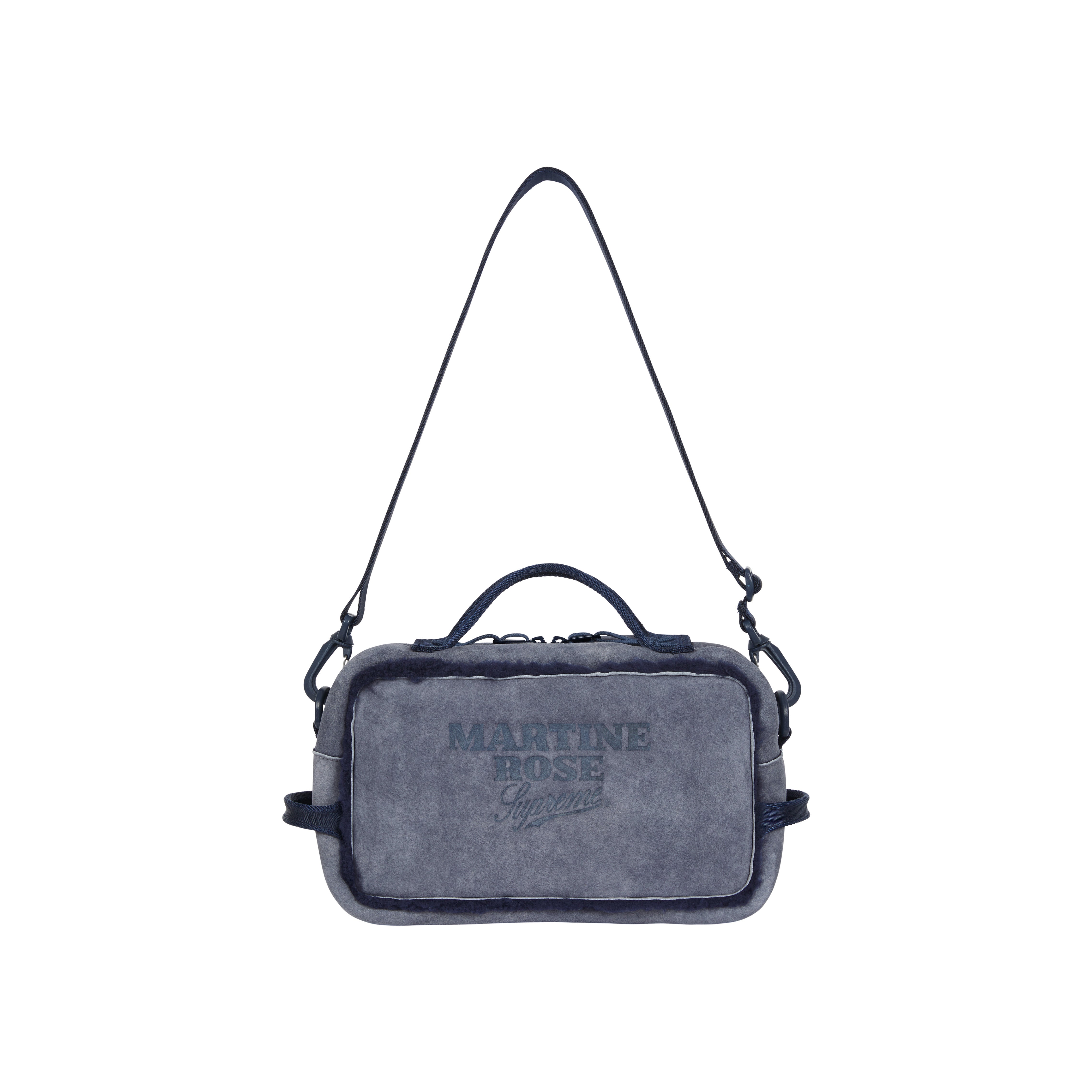 SUPREME®/MARTINE ROSE® SHEARLING MINI DUFFLE BAG in ROYAL | Martine Rose