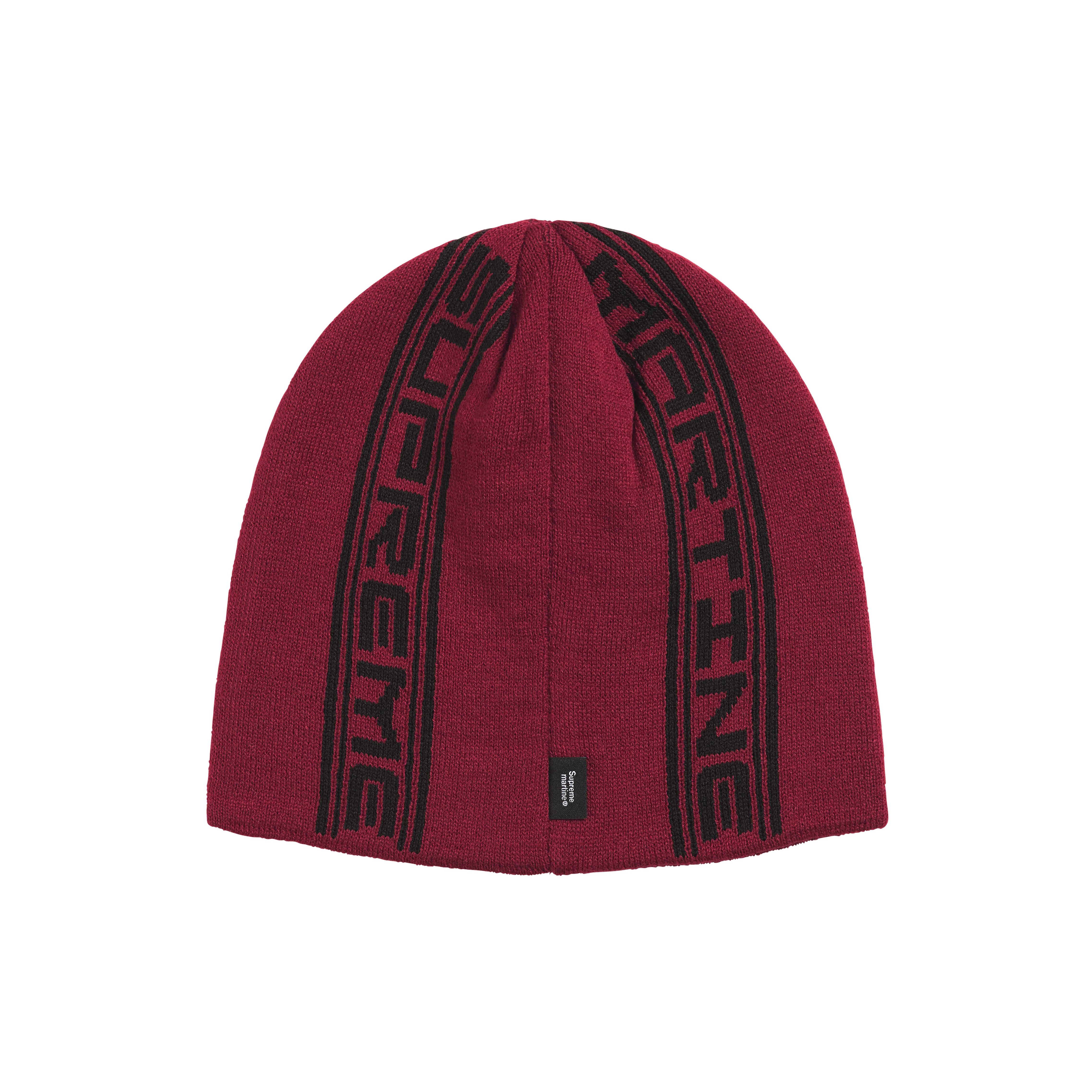 SUPREME®/MARTINE ROSE® JACQUARD BEANIE in RED | Martine Rose