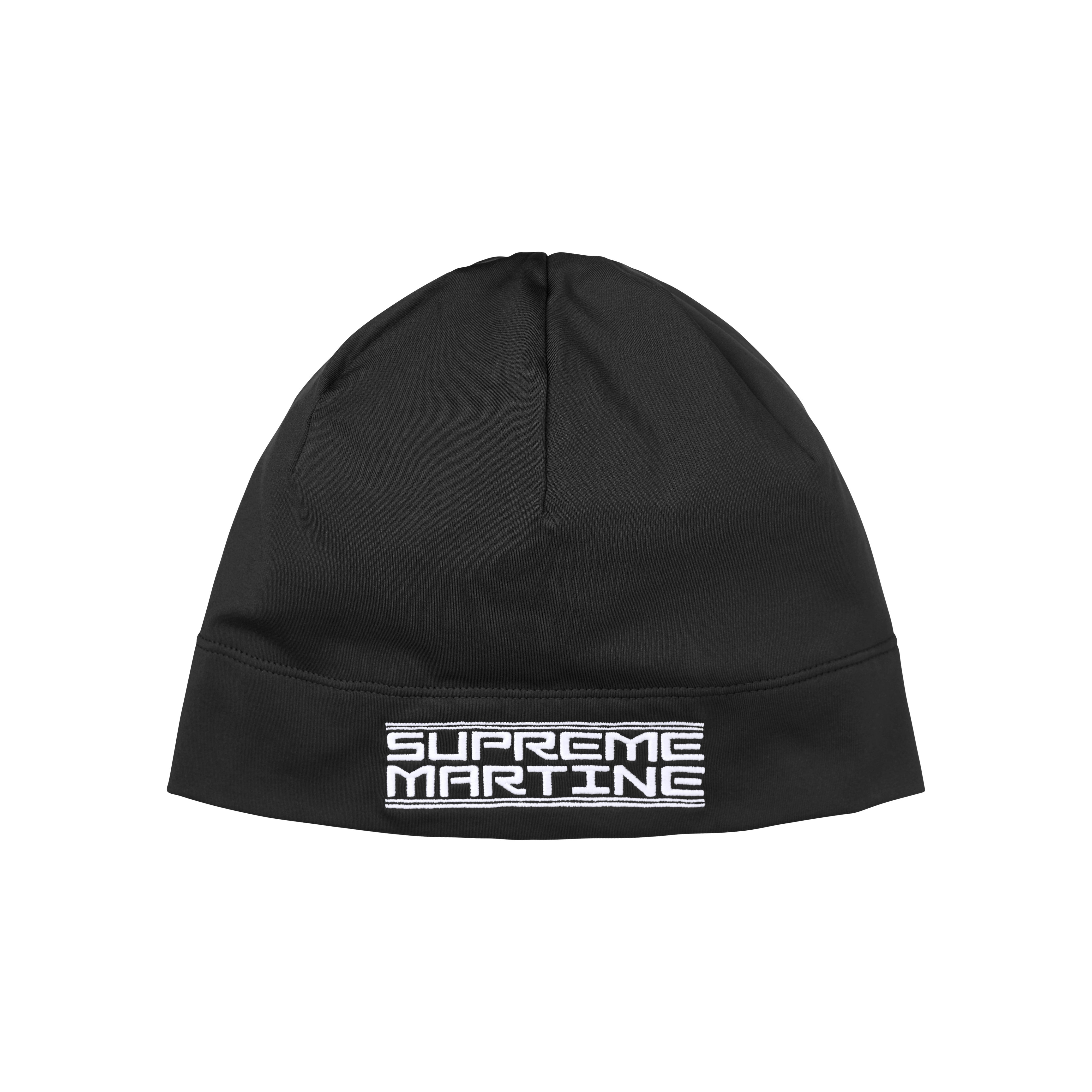 PREORDER SUPREME®/MARTINE ROSE® BASE LAYER BEANIE in BLACK - New arrivals | Martine Rose