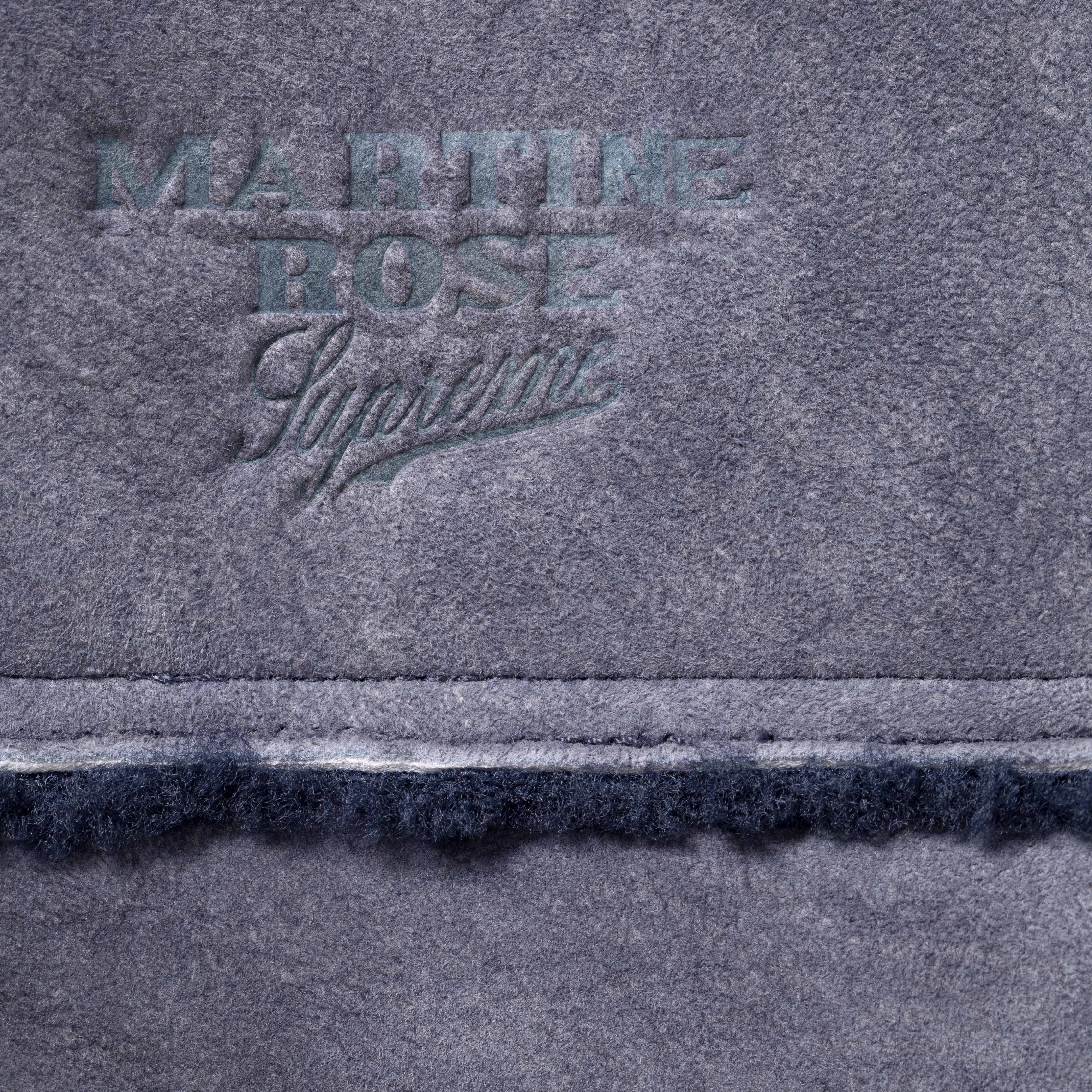 PREORDER SUPREME®/MARTINE ROSE®/JEFF HAMILTON SHEARLING COAT in ROYAL | Martine Rose