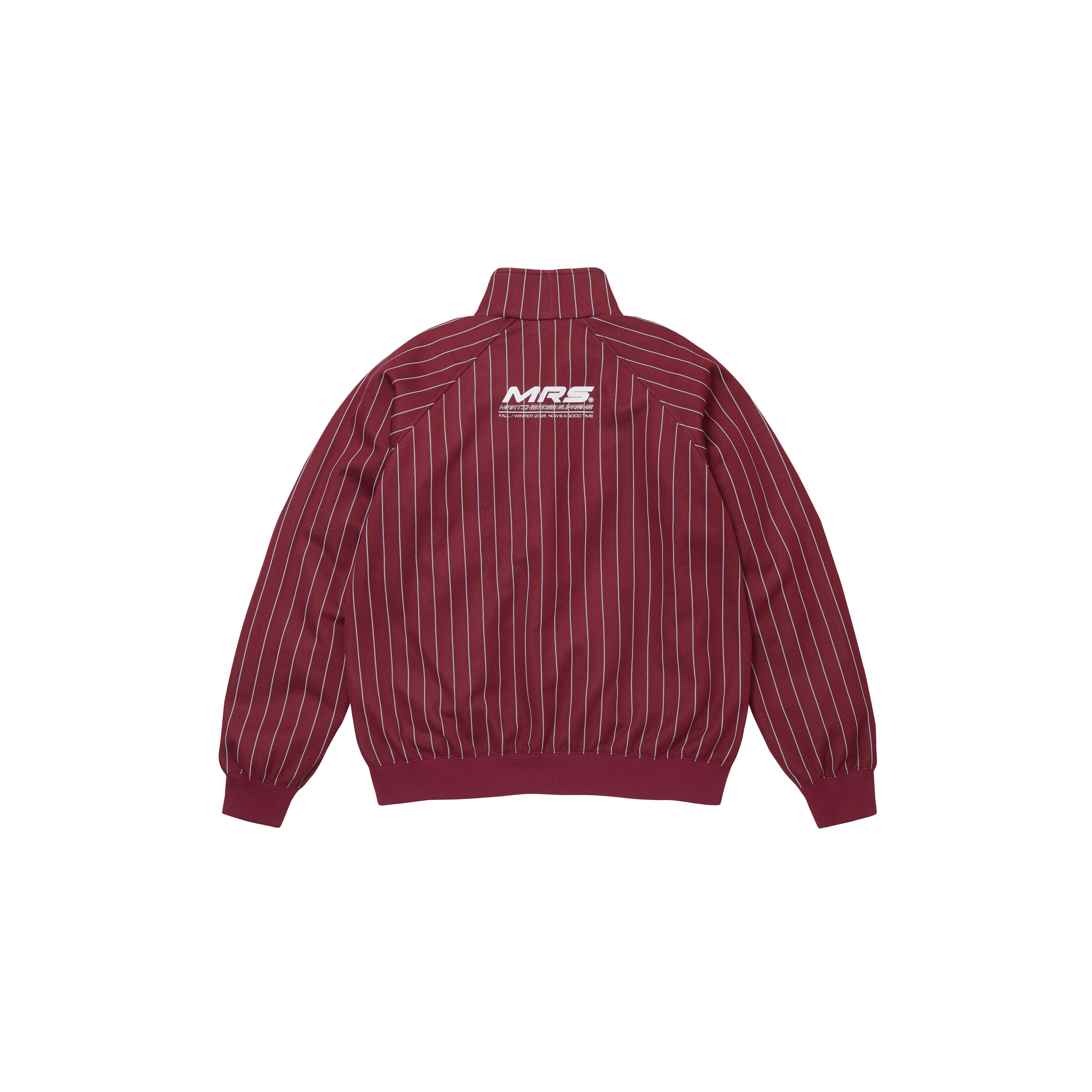PREORDER SUPREME®/MARTINE ROSE® TRACK JACKET in BURGUNDY | Martine Rose
