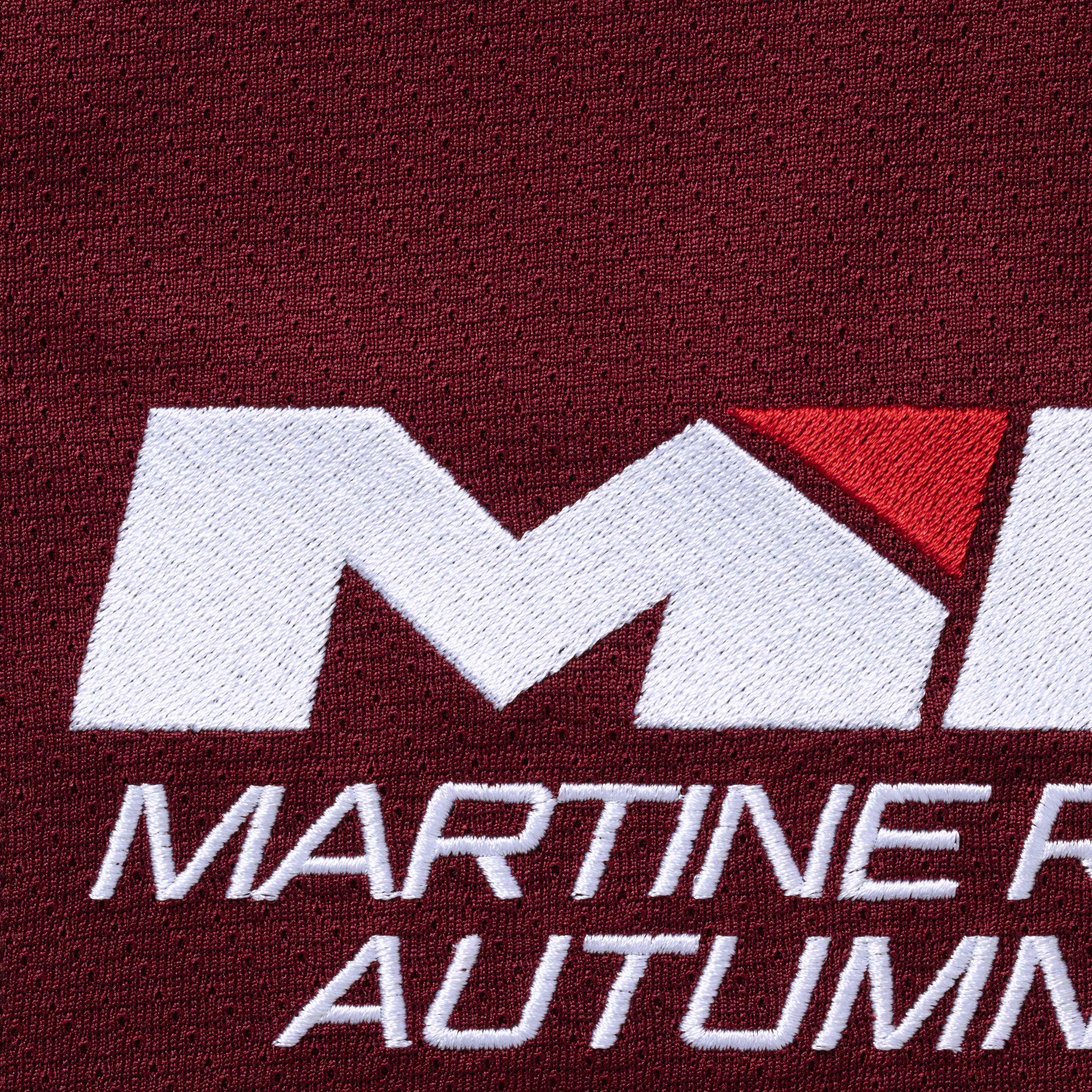 PREORDER SUPREME®/MARTINE ROSE® HOCKEY JERSEY in BURGUNDY | Martine Rose