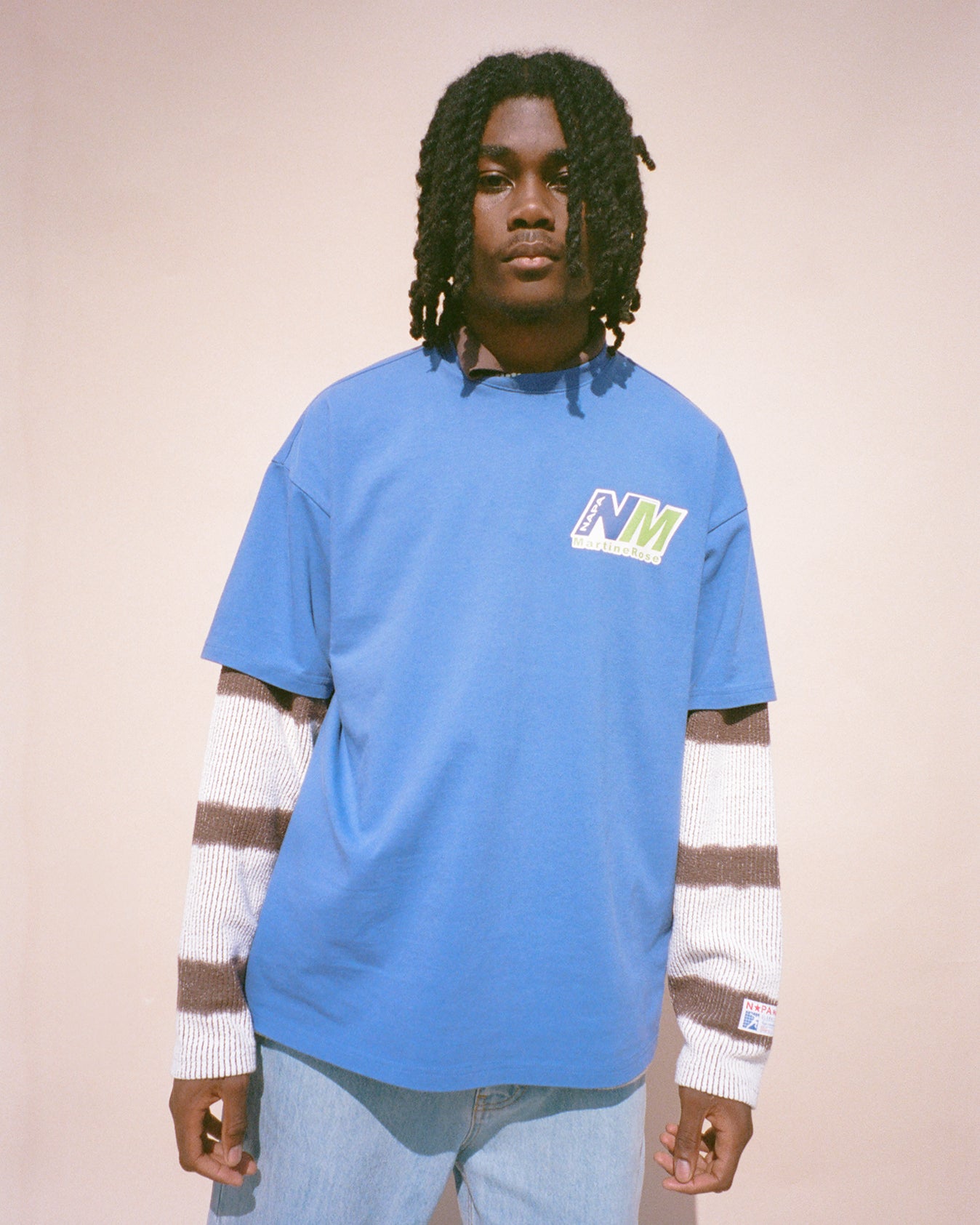 OCELOT S/S T-SHIRT in DAZZLING BLUE - Tops | Martine Rose