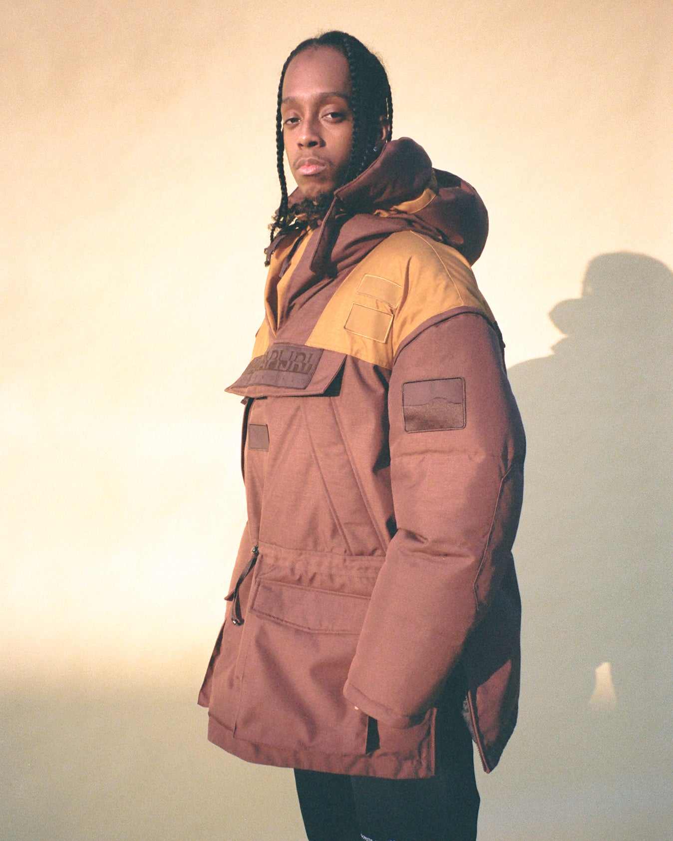 SKIDOO COMMON ANORAK JACKET in CHOCOLATE - Outerwear | Martine Rose