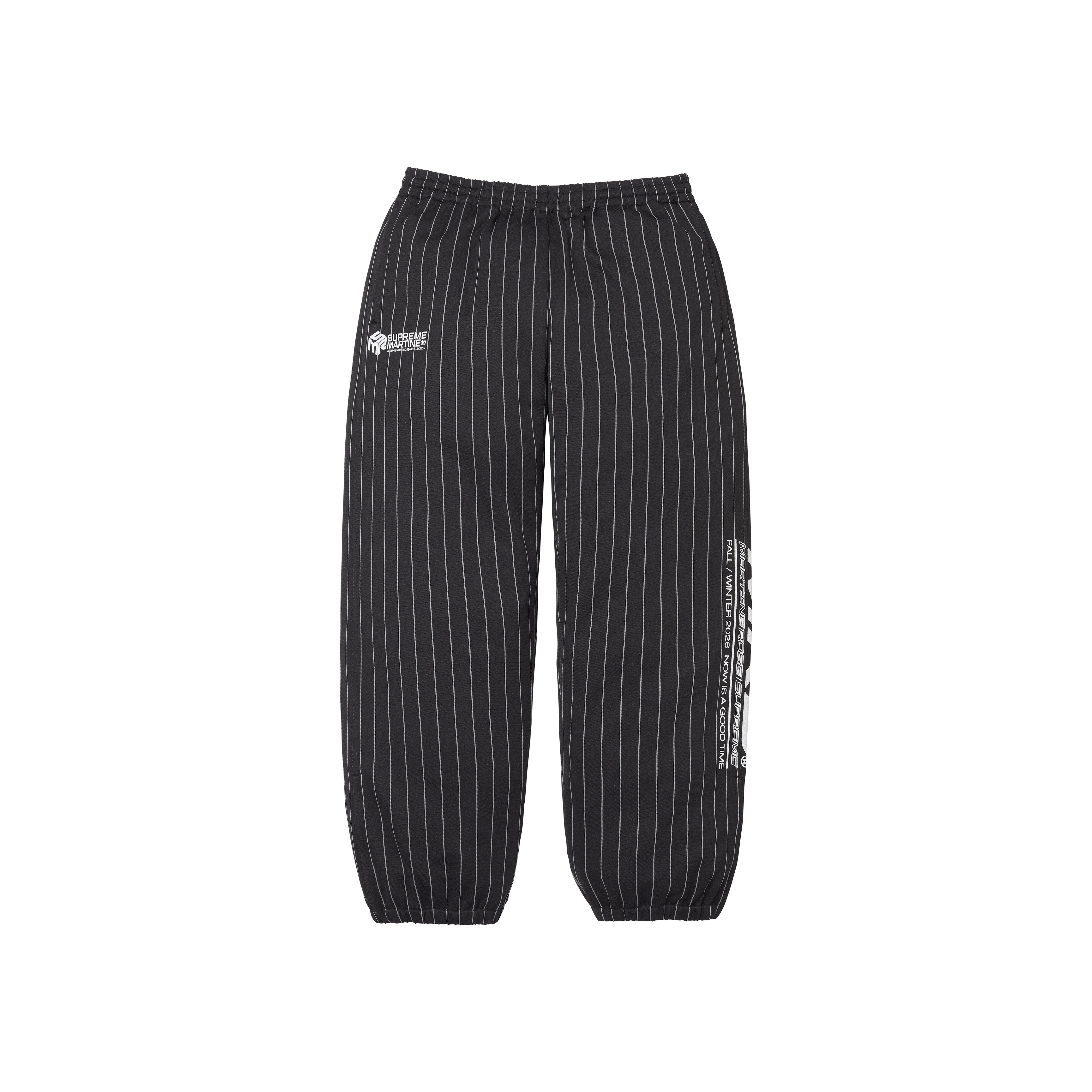 PREORDER SUPREME®/MARTINE ROSE® TRACK PANT in BLACK | Martine Rose